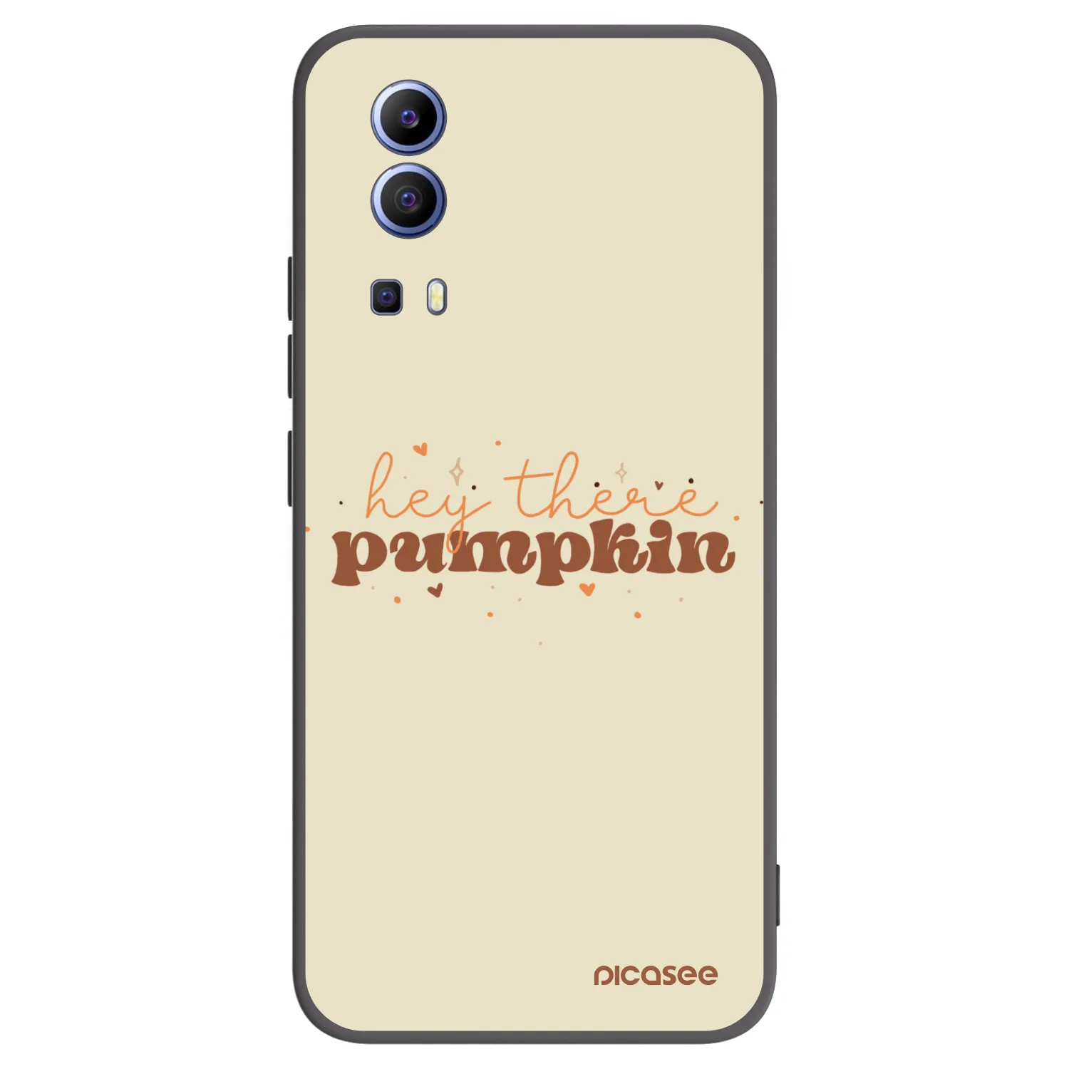 Picasee crna silikonska maskica za Vivo Y52 5G - Hey there pumpkin