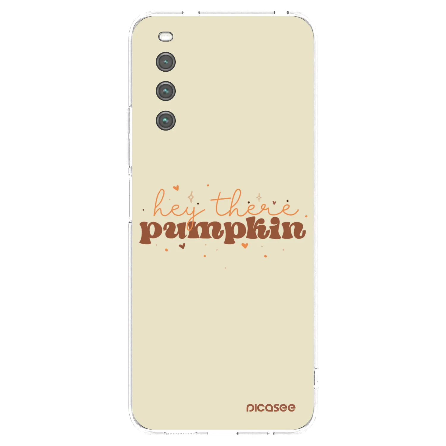 Picasee silikonska prozirna maskica za Sony Xperia 10 IV 5G - Hey there pumpkin