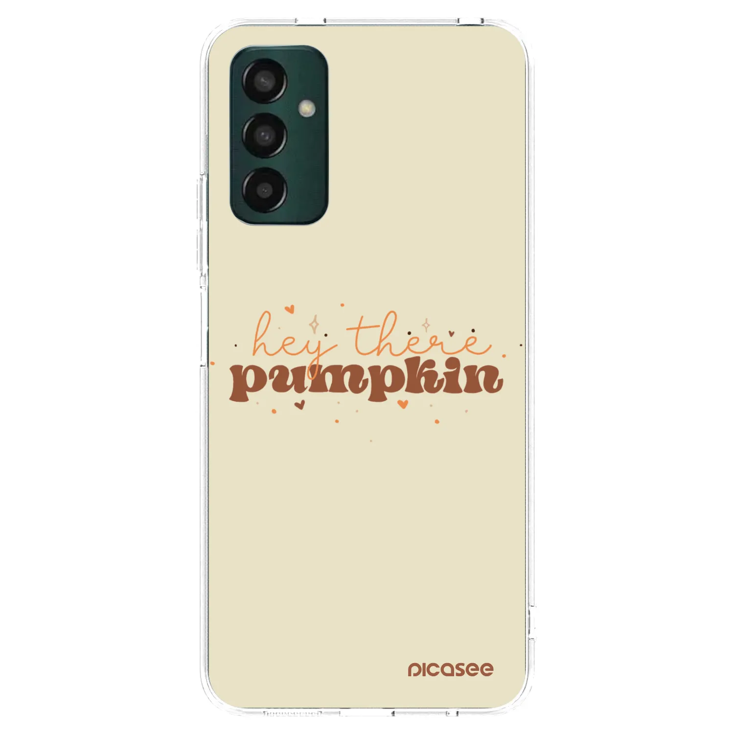 Picasee silikonska prozirna maskica za Samsung Galaxy M13 M135F - Hey there pumpkin