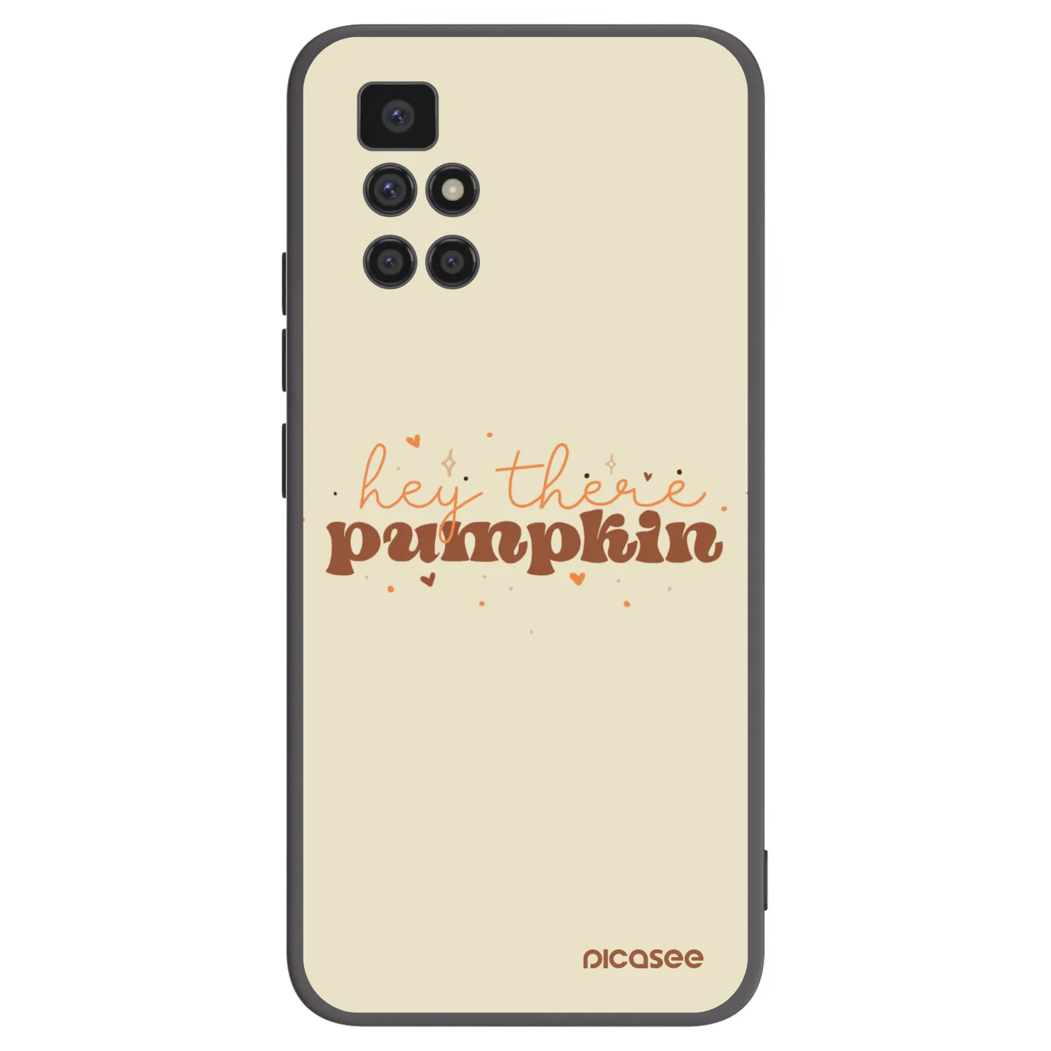 Picasee crna silikonska maskica za Xiaomi Redmi 10 (2022) - Hey there pumpkin