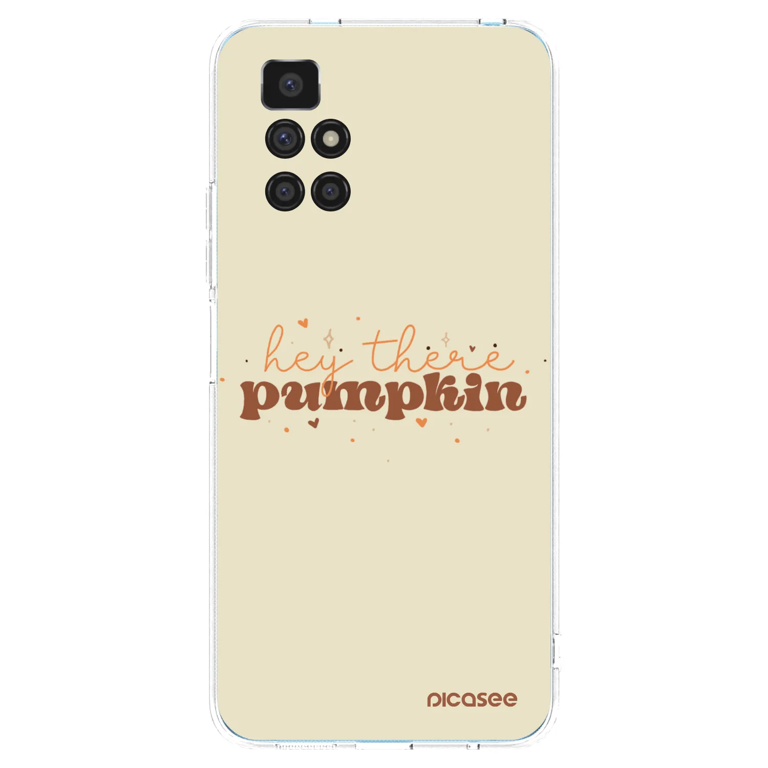 Picasee silikonska prozirna maskica za Xiaomi Redmi 10 (2022) - Hey there pumpkin