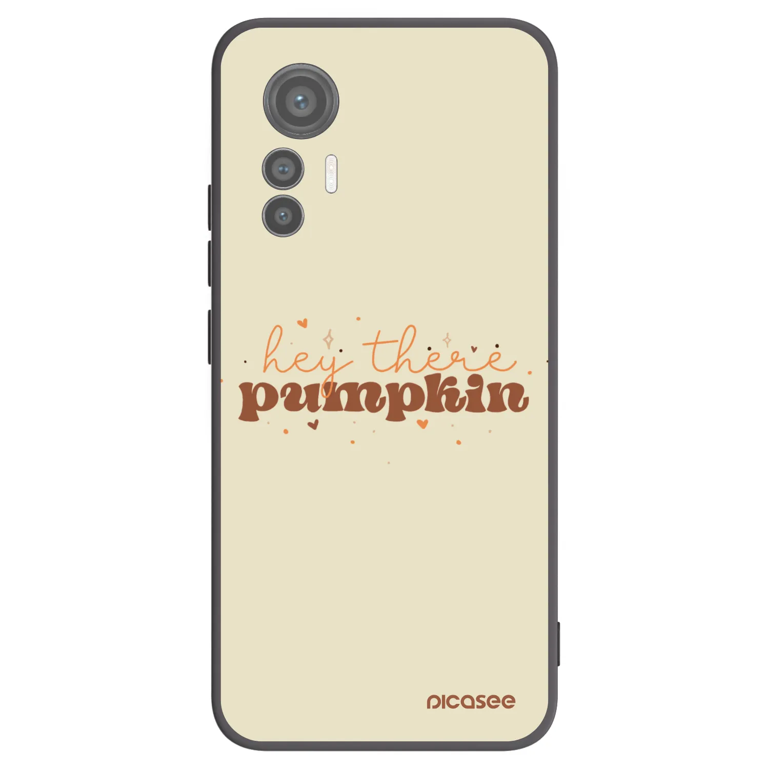 Picasee crna silikonska maskica za Xiaomi 12 Lite - Hey there pumpkin