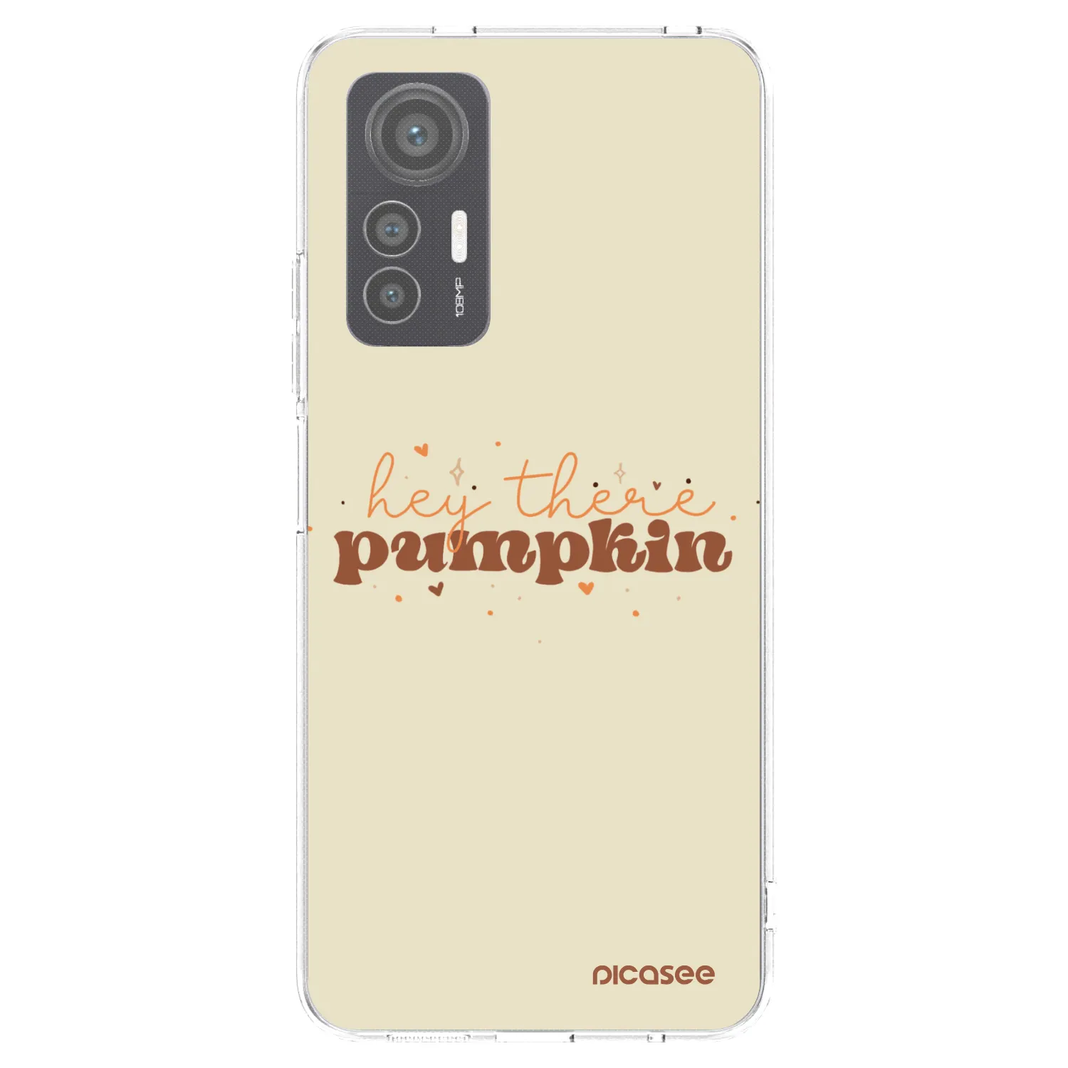 Picasee silikonska prozirna maskica za Xiaomi 12 Lite - Hey there pumpkin