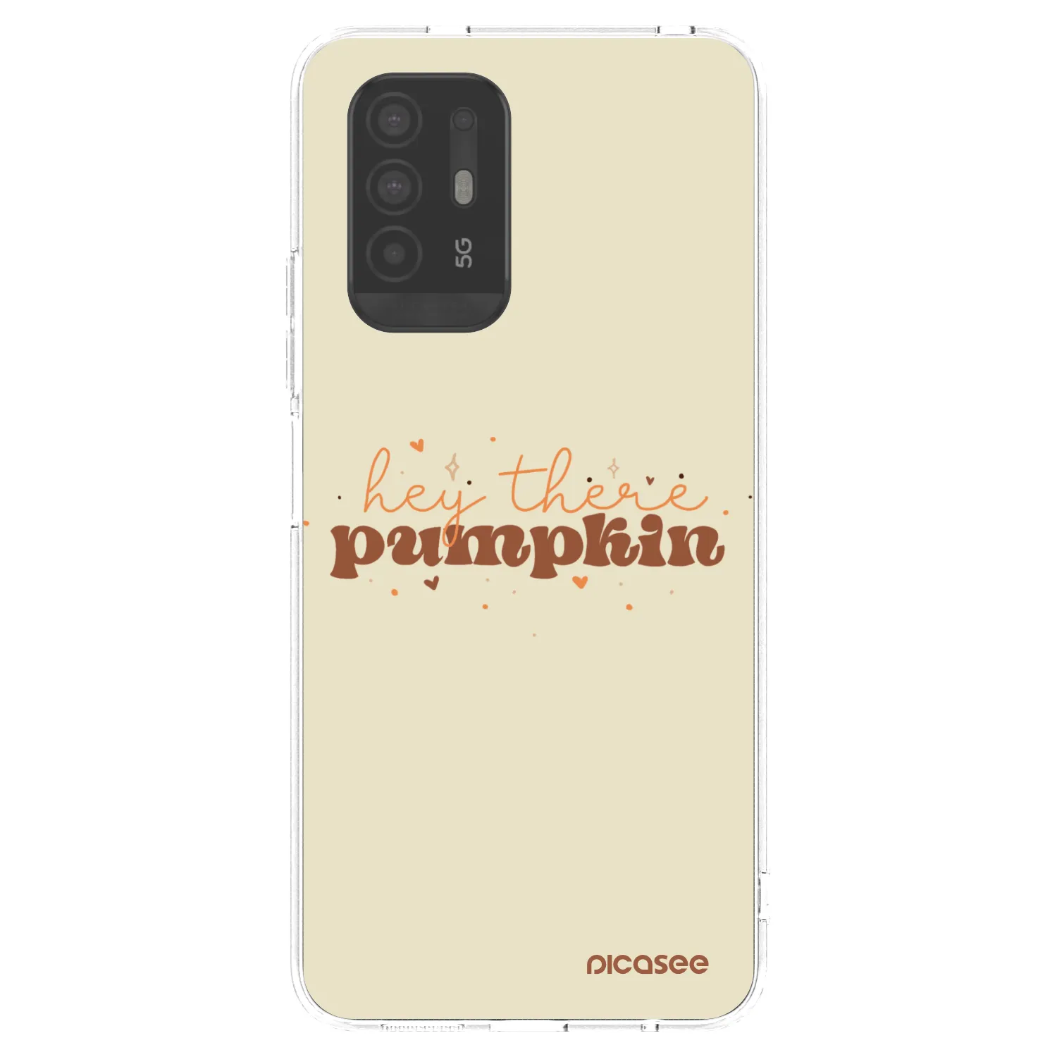 Picasee silikonska prozirna maskica za OPPO A94 5G - Hey there pumpkin
