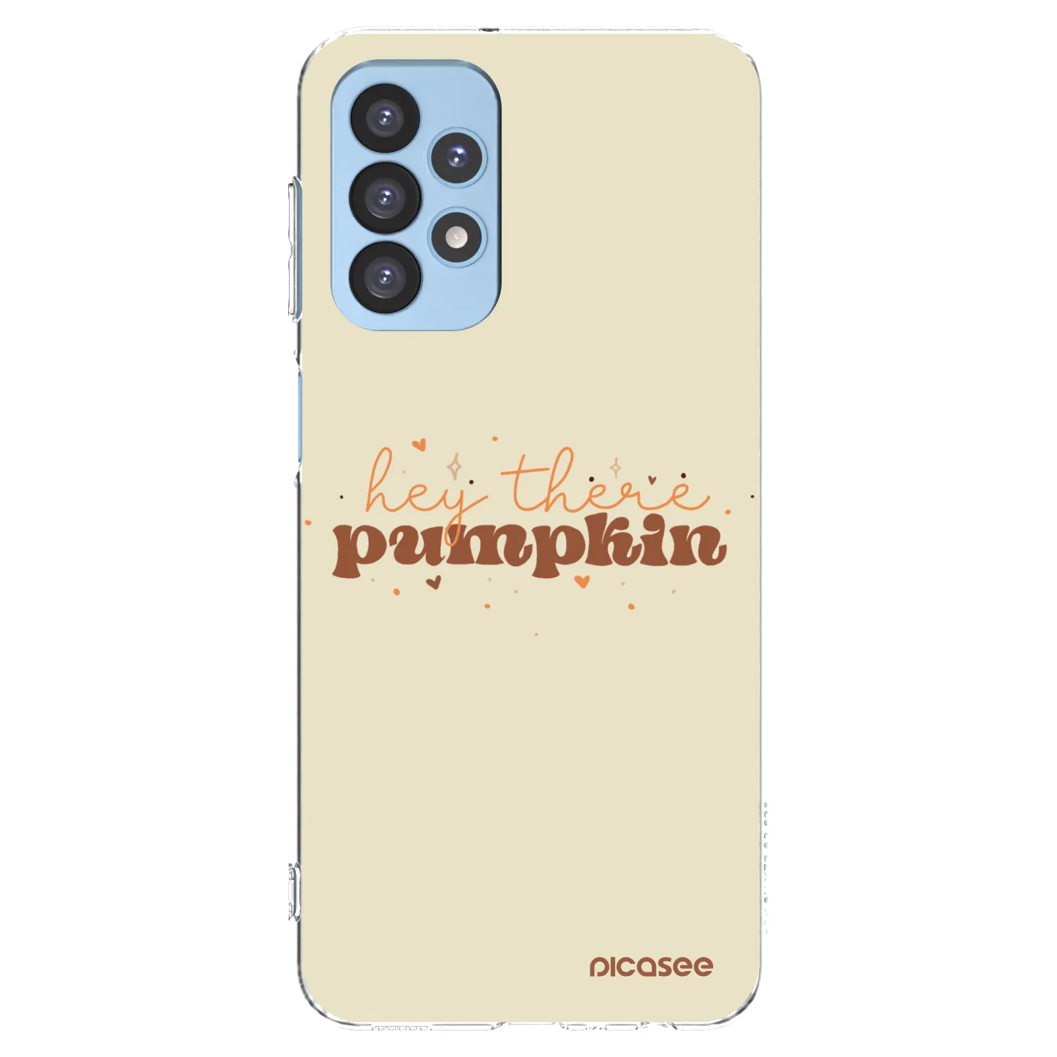 Picasee silikonska prozirna maskica za Samsung Galaxy A23 A235F 4G - Hey there pumpkin