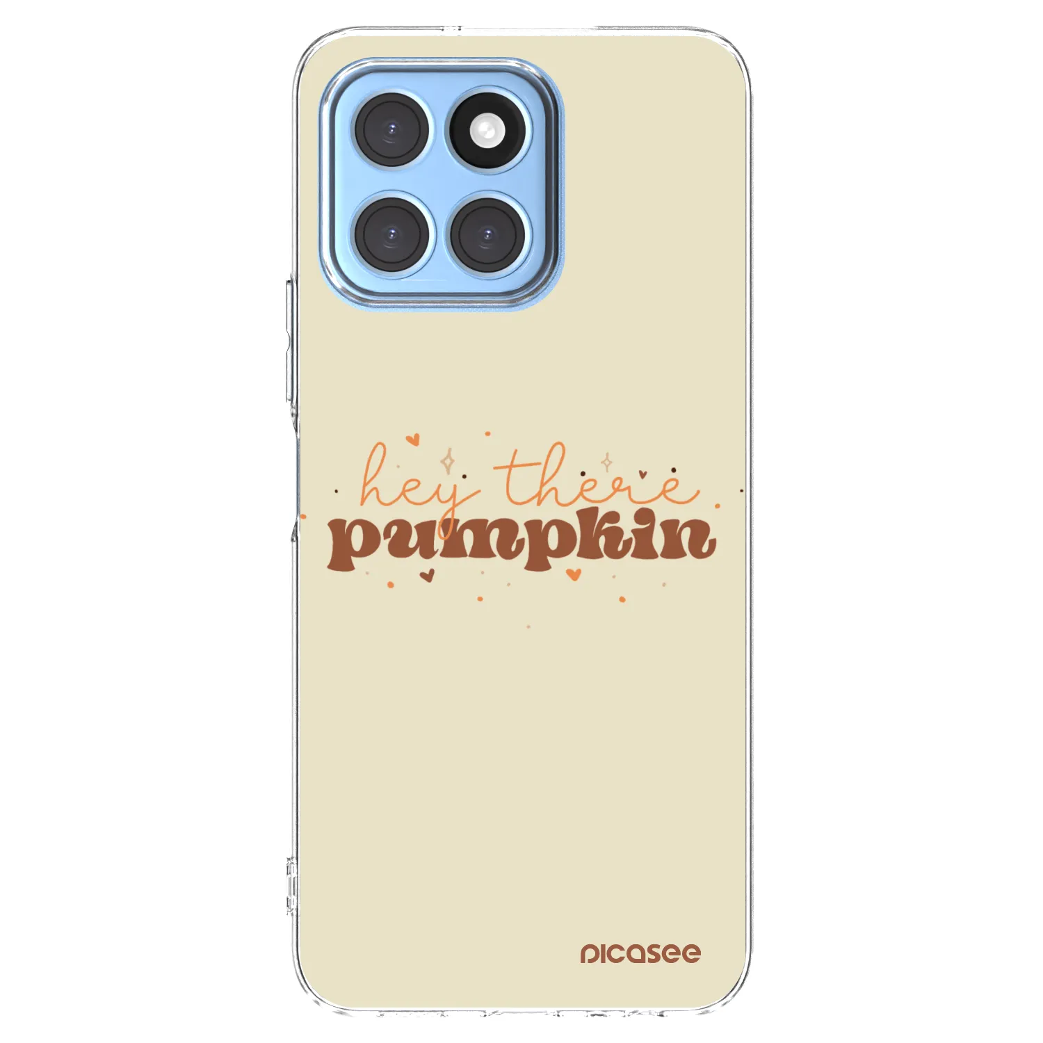 Picasee silikonska prozirna maskica za Honor X8 5G - Hey there pumpkin