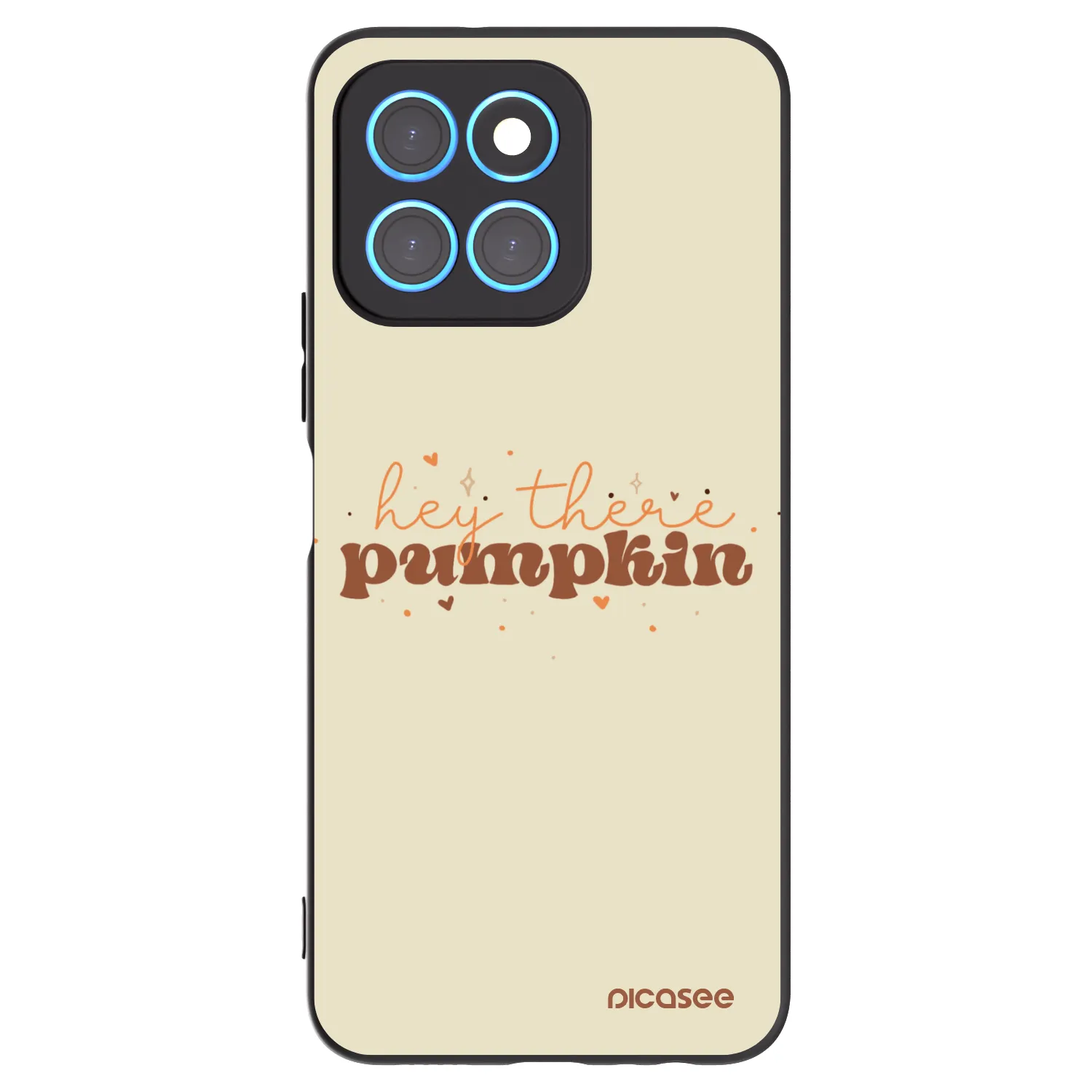 Picasee crna silikonska maskica za Honor X6 - Hey there pumpkin