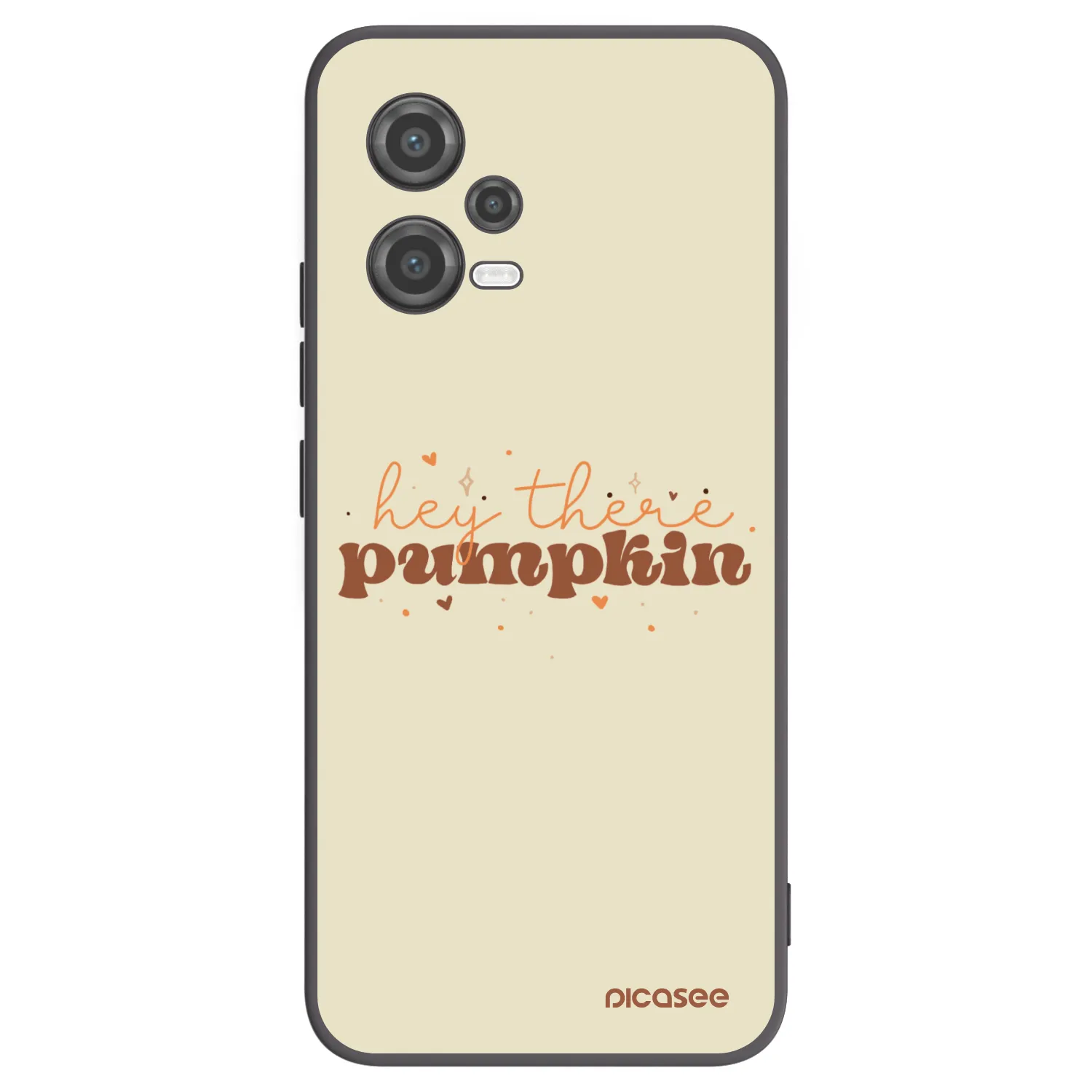 Picasee crna silikonska maskica za Xiaomi Poco X5 - Hey there pumpkin