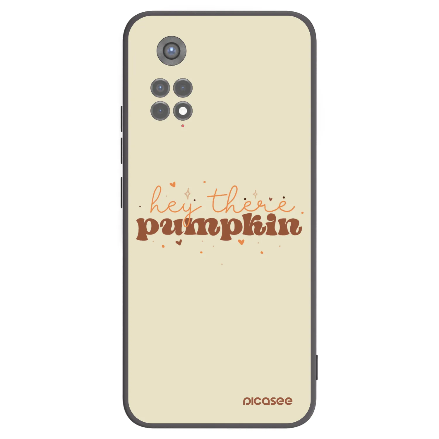 Picasee crna silikonska maskica za Xiaomi Redmi Note 11S 5G - Hey there pumpkin