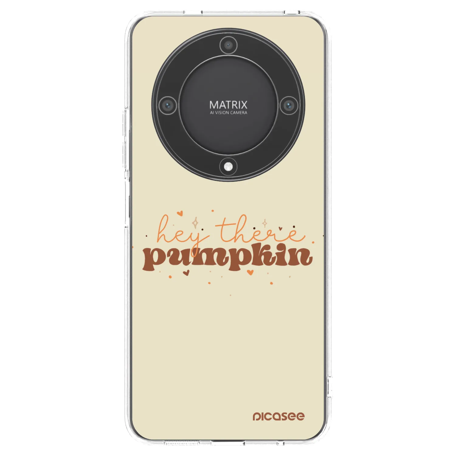 Picasee silikonska prozirna maskica za Honor Magic5 Lite 5G - Hey there pumpkin
