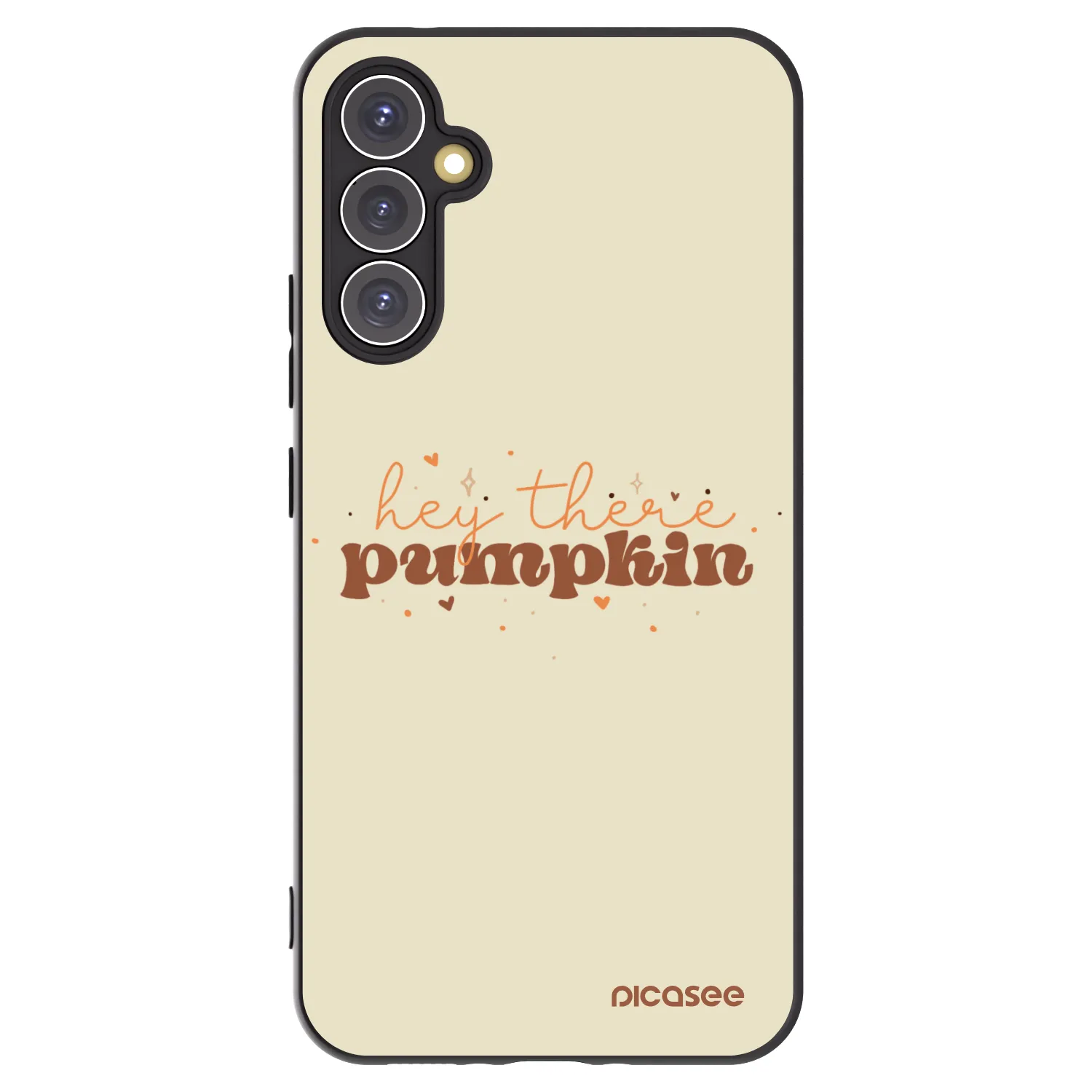 Picasee crna silikonska maskica za Samsung Galaxy A34 5G A346B - Hey there pumpkin