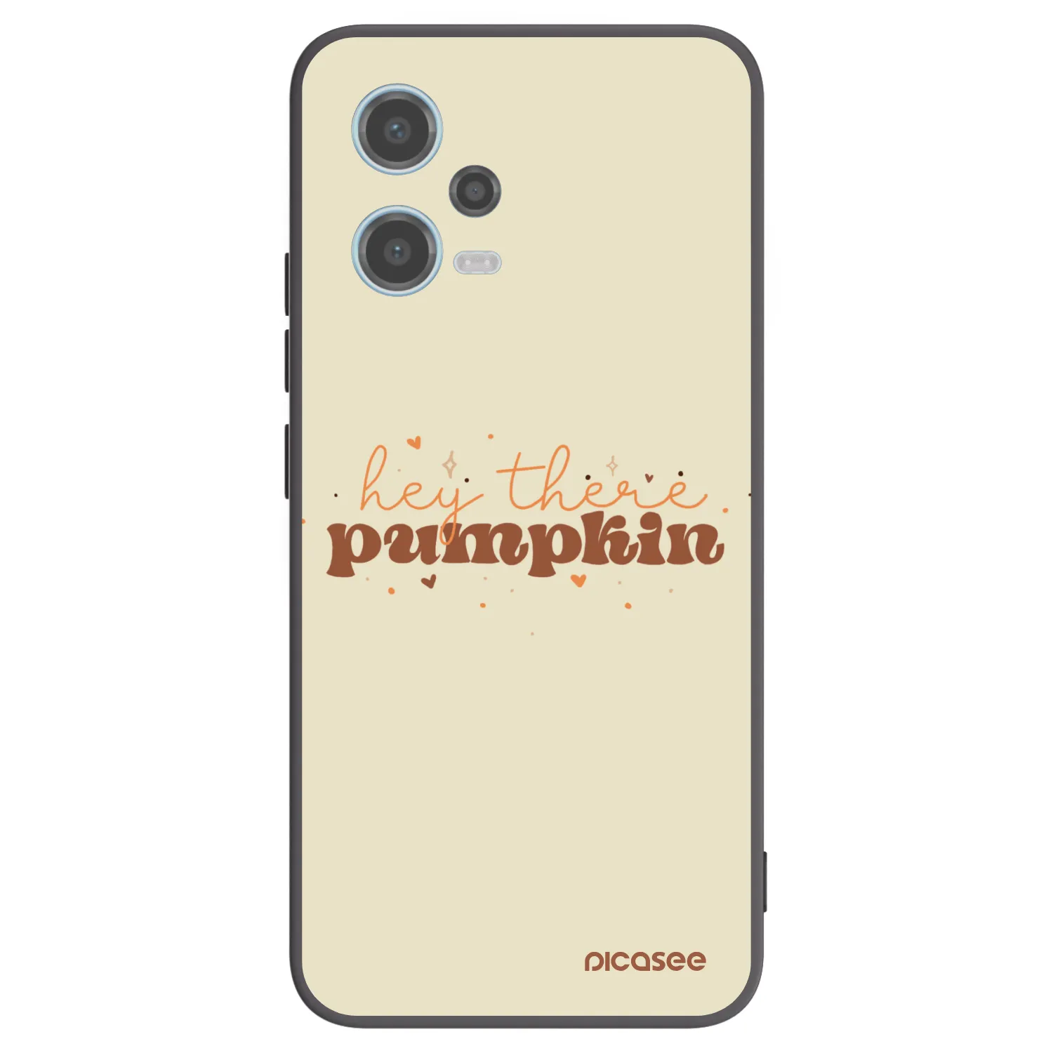 Picasee crna silikonska maskica za Xiaomi Redmi Note 12 5G - Hey there pumpkin