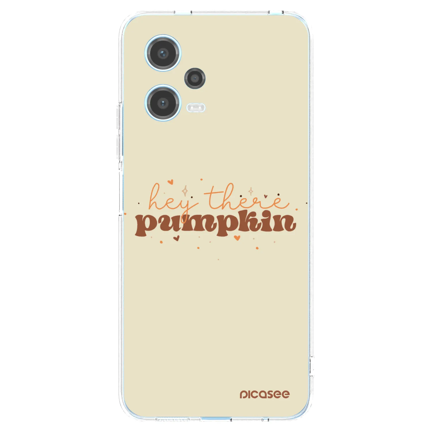 Picasee silikonska prozirna maskica za Xiaomi Redmi Note 12 5G - Hey there pumpkin