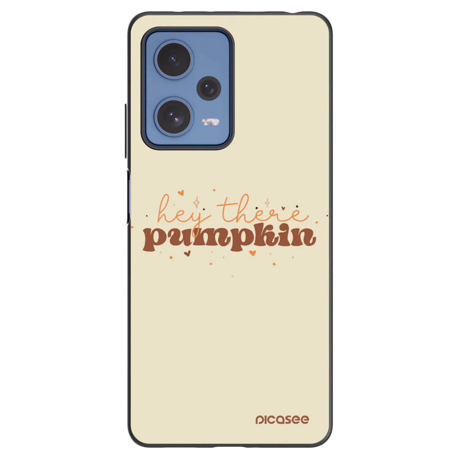 Picasee crna silikonska maskica za Xiaomi Redmi Note 12 Pro 5G - Hey there pumpkin