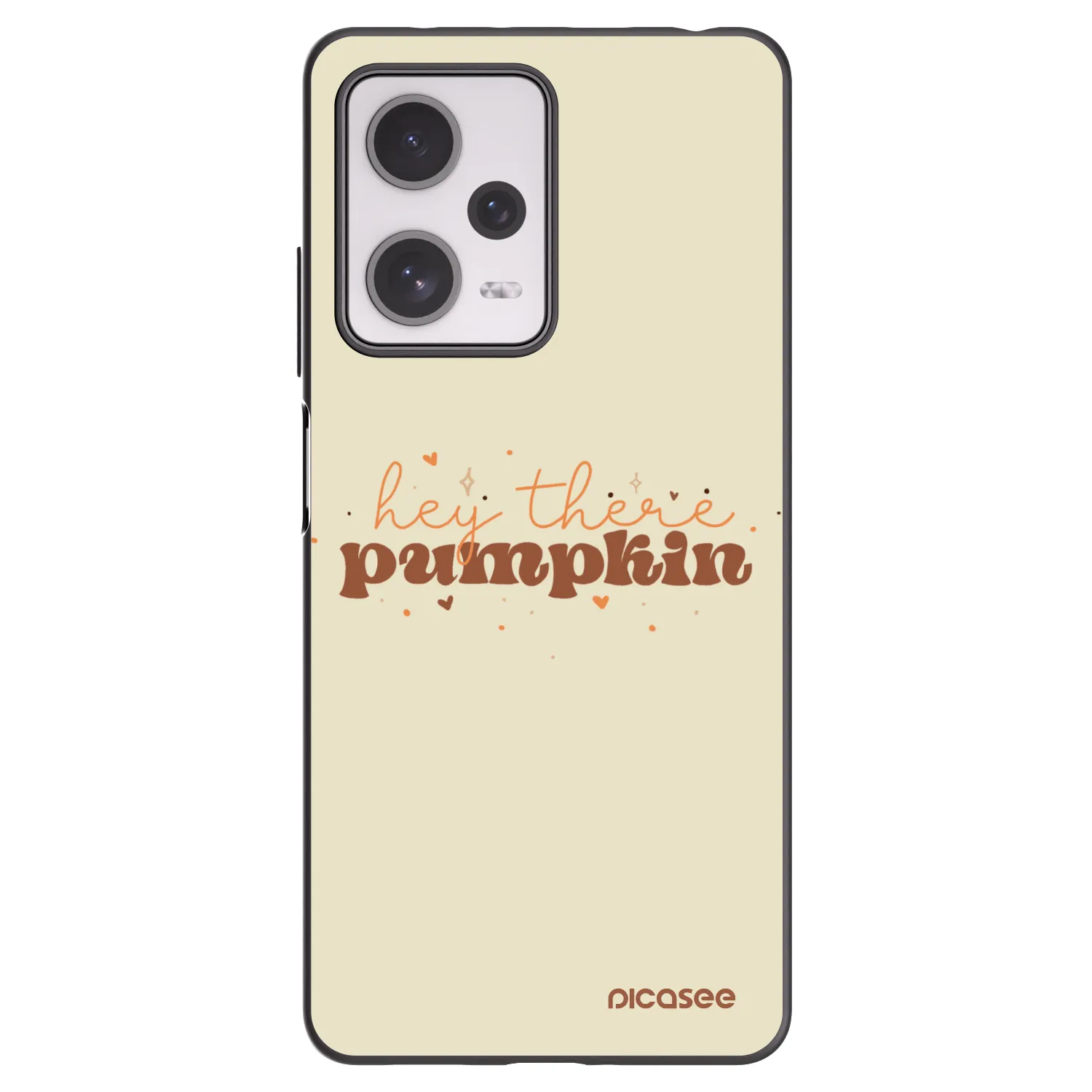 Picasee crna silikonska maskica za Xiaomi Redmi Note 12 Pro+ 5G - Hey there pumpkin