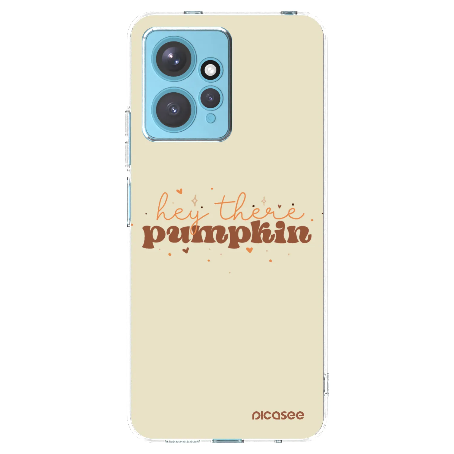 Picasee silikonska prozirna maskica za Xiaomi Redmi Note 12 4G - Hey there pumpkin