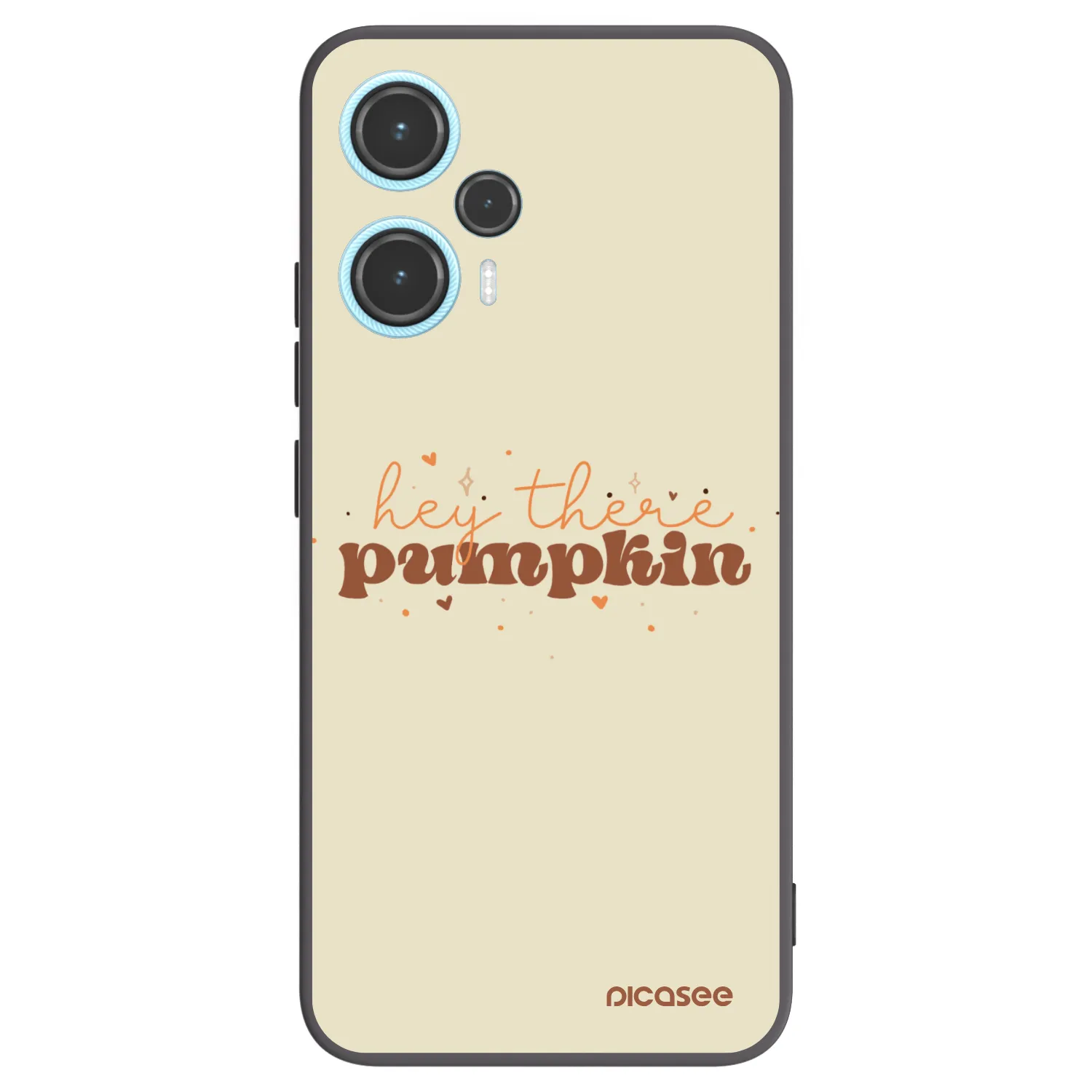 Picasee crna silikonska maskica za Xiaomi Poco F5 - Hey there pumpkin