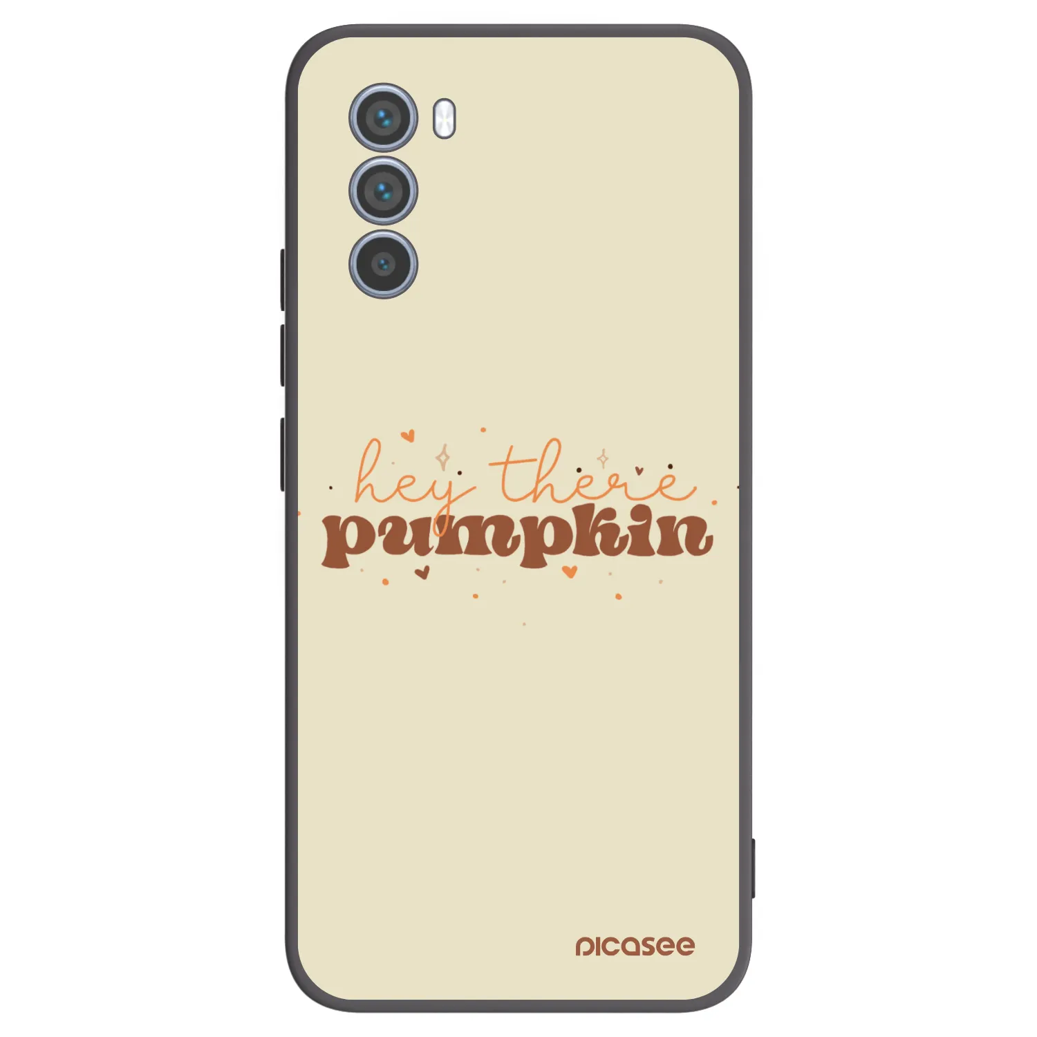 Picasee crna silikonska maskica za Motorola Moto G62 - Hey there pumpkin