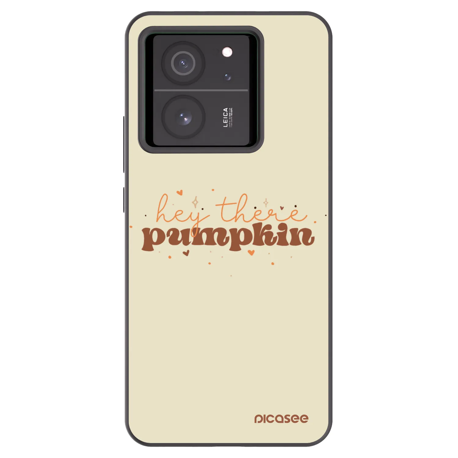 Picasee crna silikonska maskica za Xiaomi 13T - Hey there pumpkin