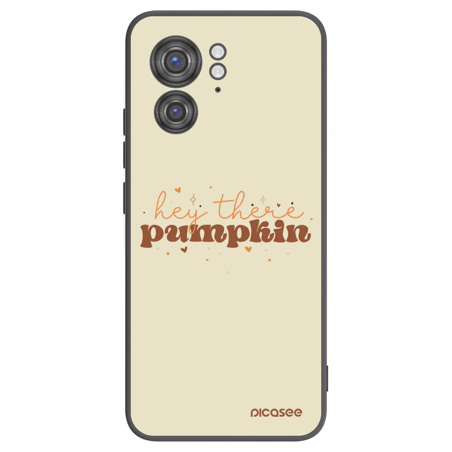 Picasee crna silikonska maskica za Motorola Edge 40 - Hey there pumpkin