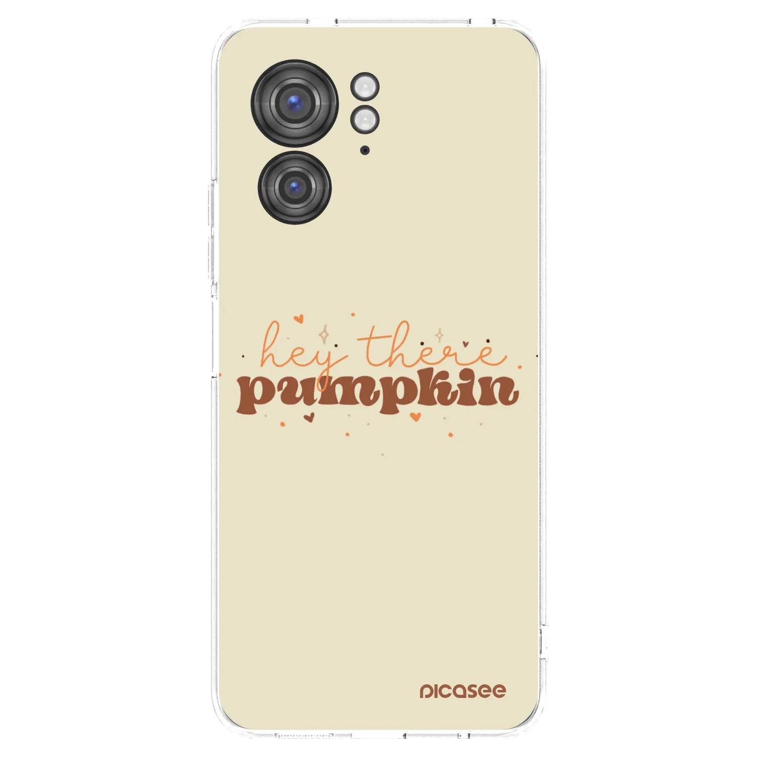 Picasee silikonska prozirna maskica za Motorola Edge 40 - Hey there pumpkin