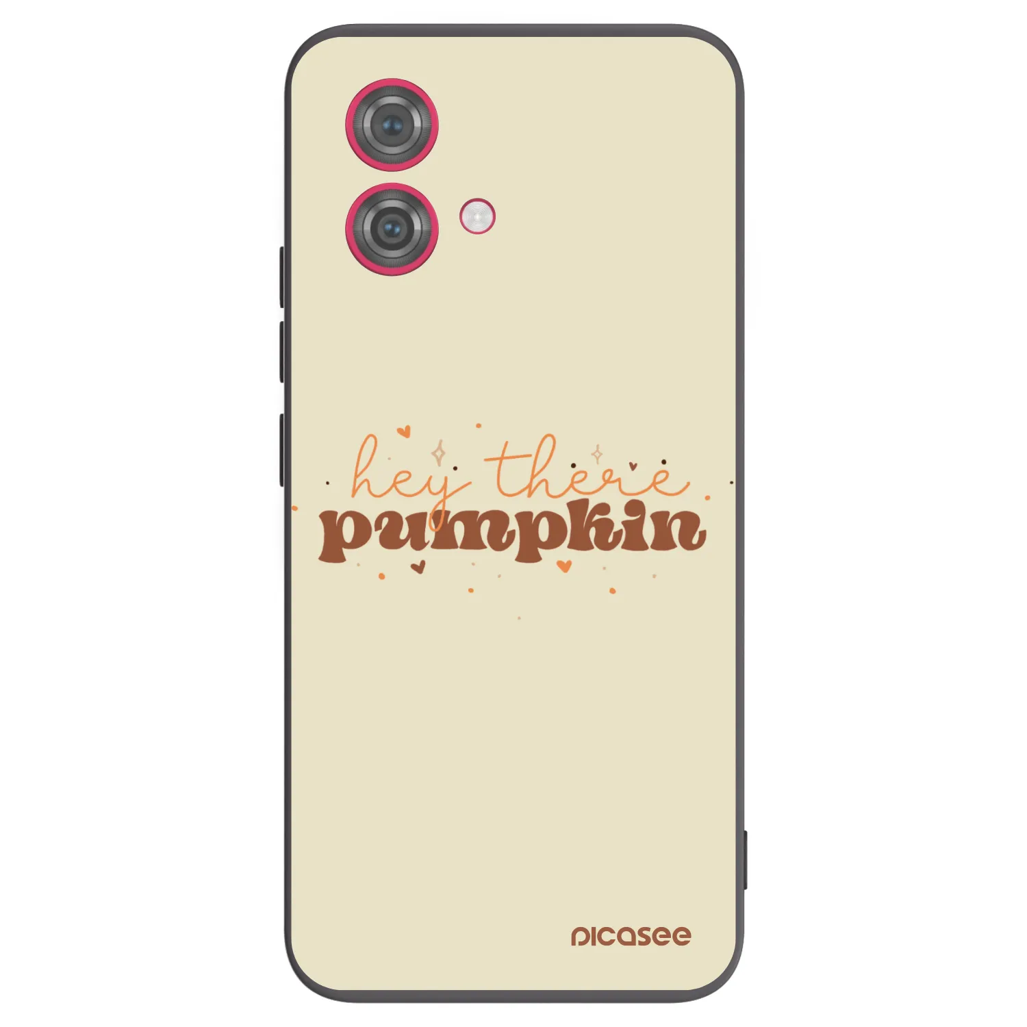 Picasee crna silikonska maskica za Motorola Moto G84 5G - Hey there pumpkin