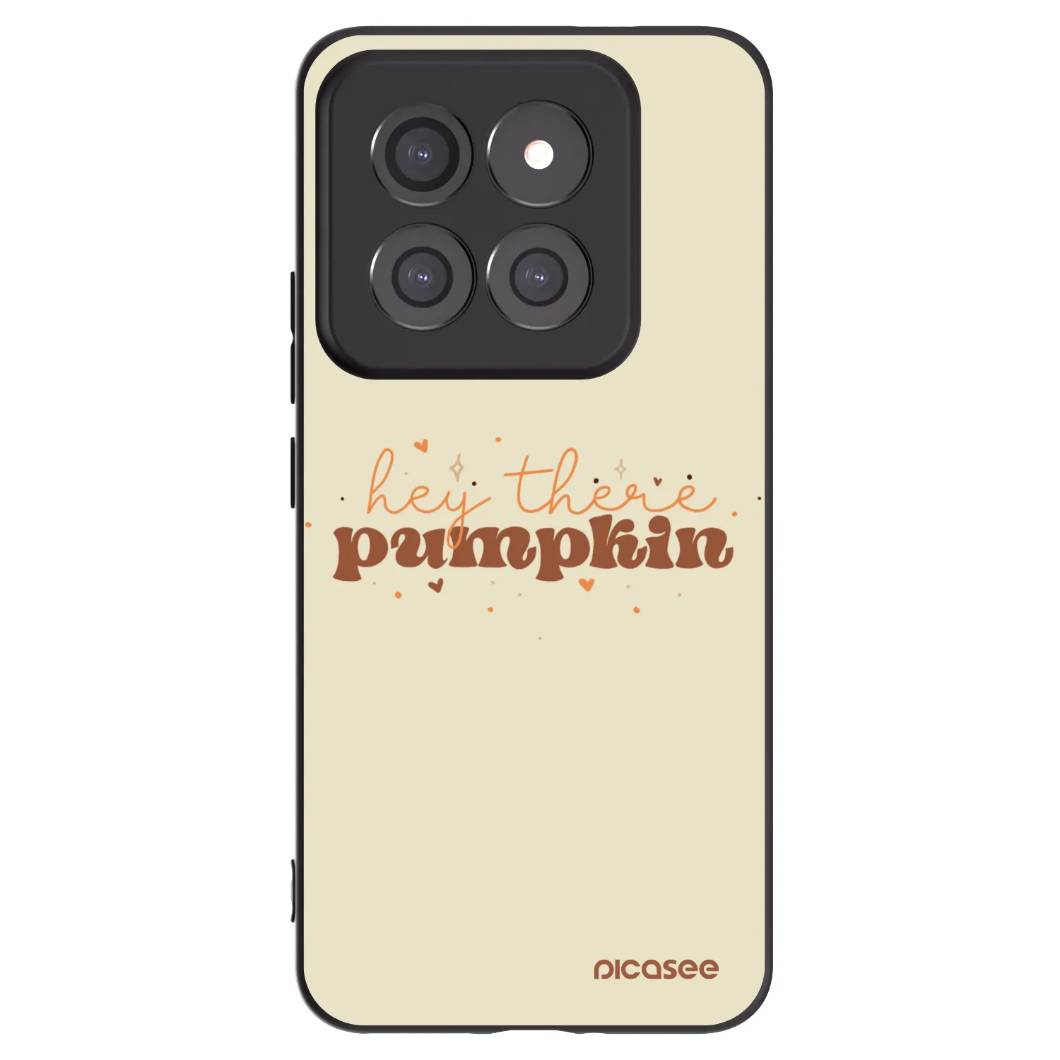 Picasee crna silikonska maskica za Xiaomi 14 Pro - Hey there pumpkin