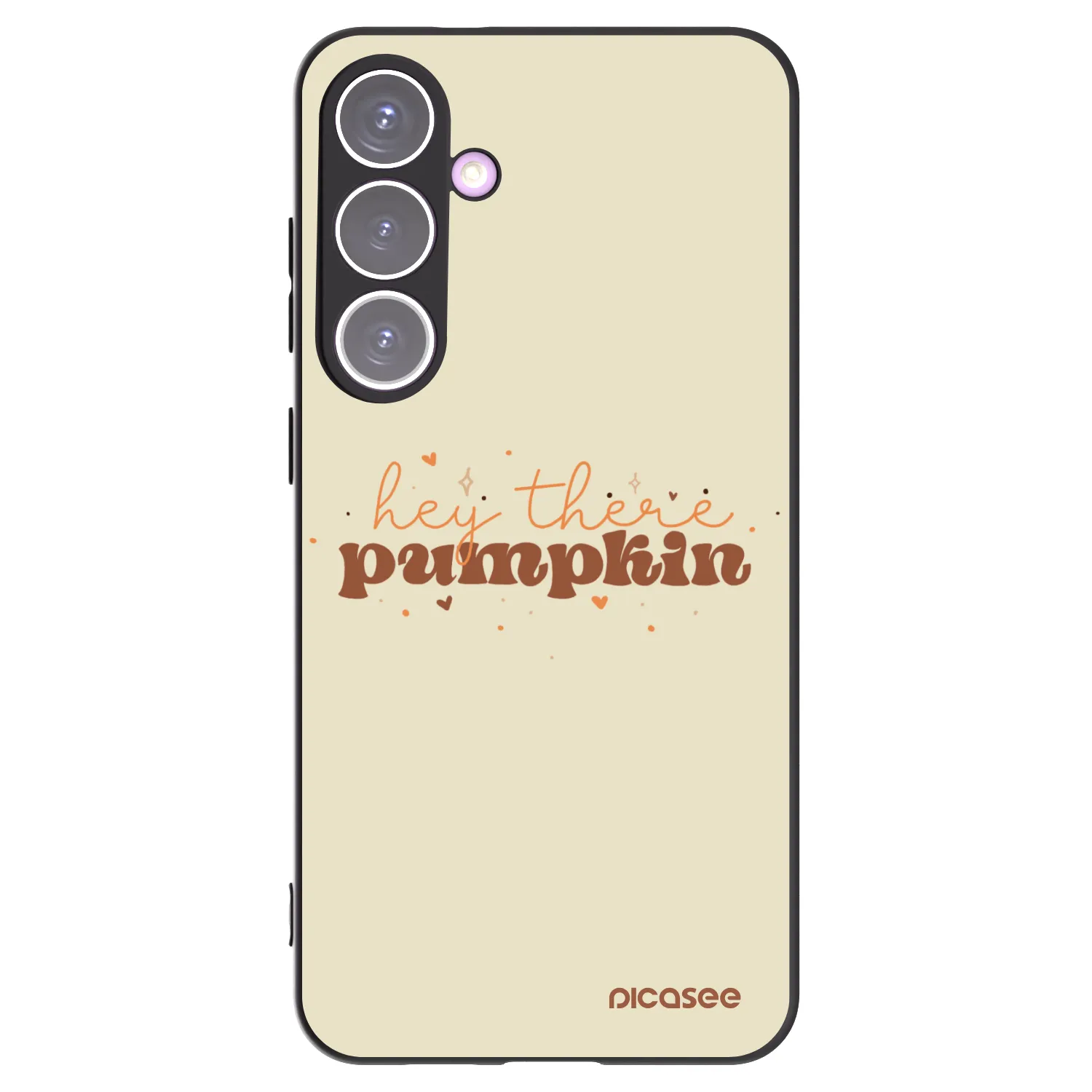 Picasee crna silikonska maskica za Samsung Galaxy S24+ S926B 5G - Hey there pumpkin