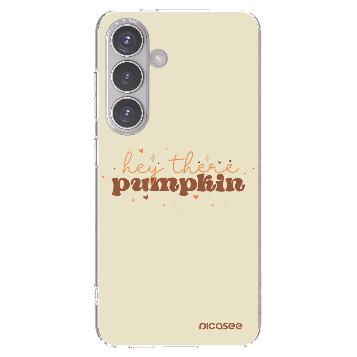Picasee silikonska prozirna maskica za Samsung Galaxy S24 S921B 5G - Hey there pumpkin