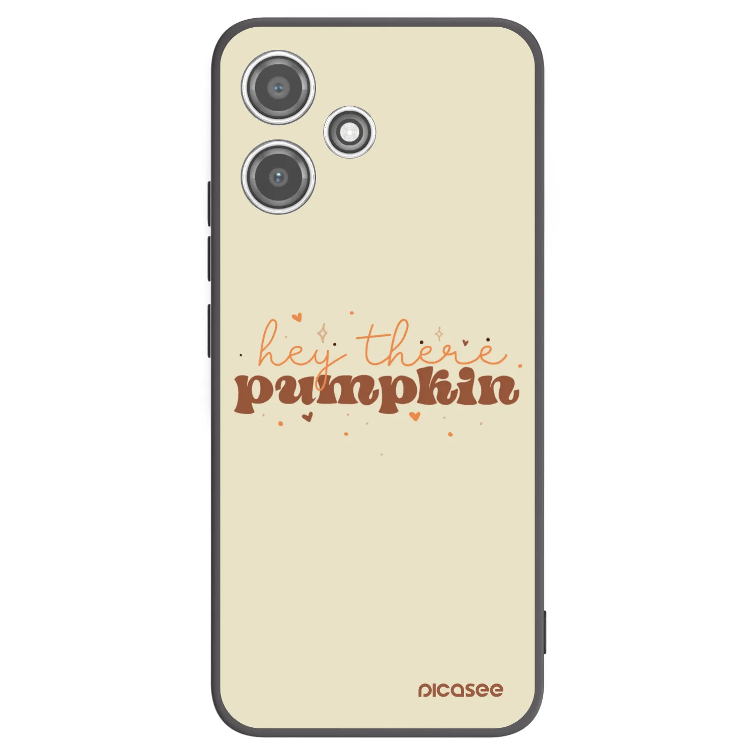Picasee crna silikonska maskica za Xiaomi Redmi 12 5G - Hey there pumpkin