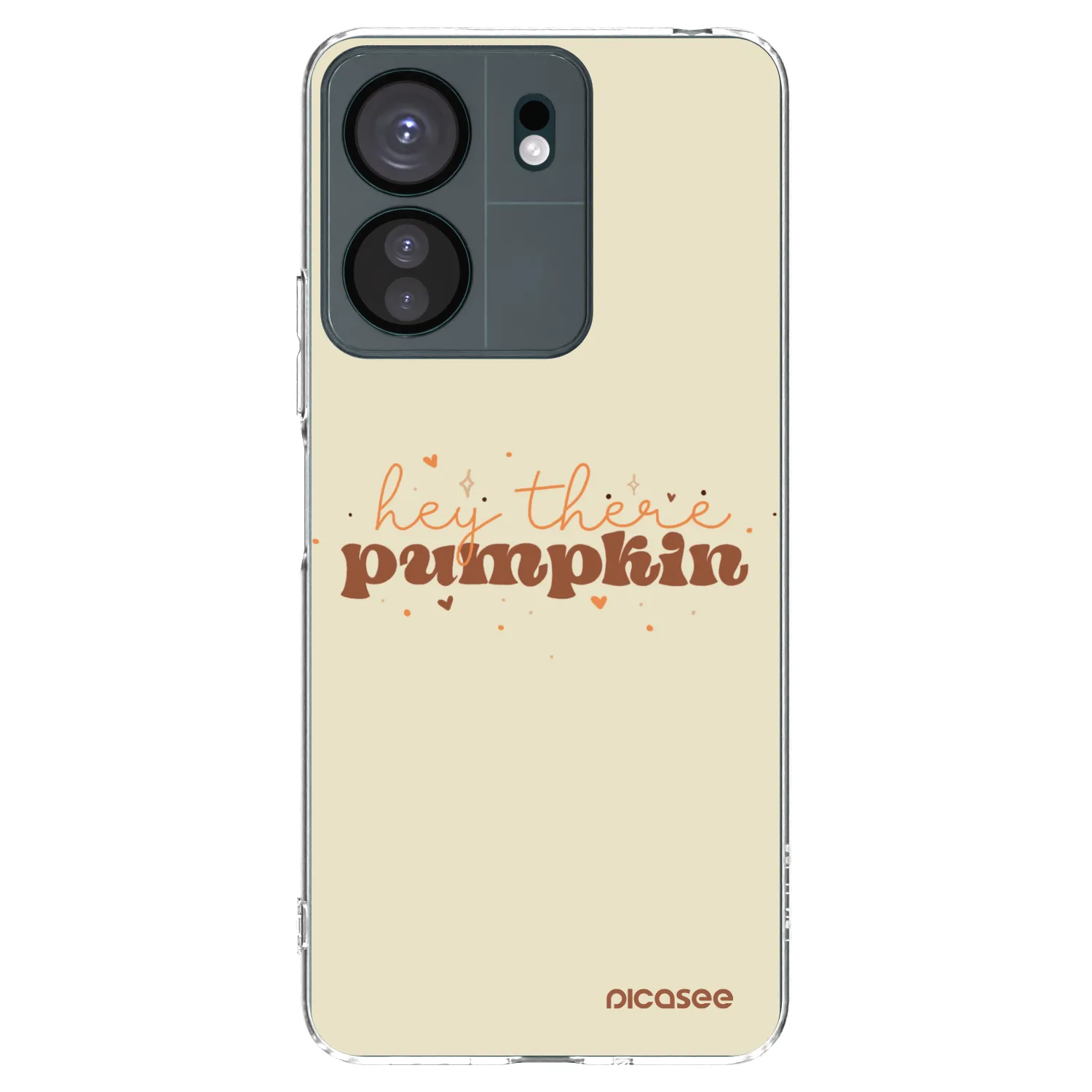 Picasee silikonska prozirna maskica za Xiaomi Redmi 13C 4G - Hey there pumpkin