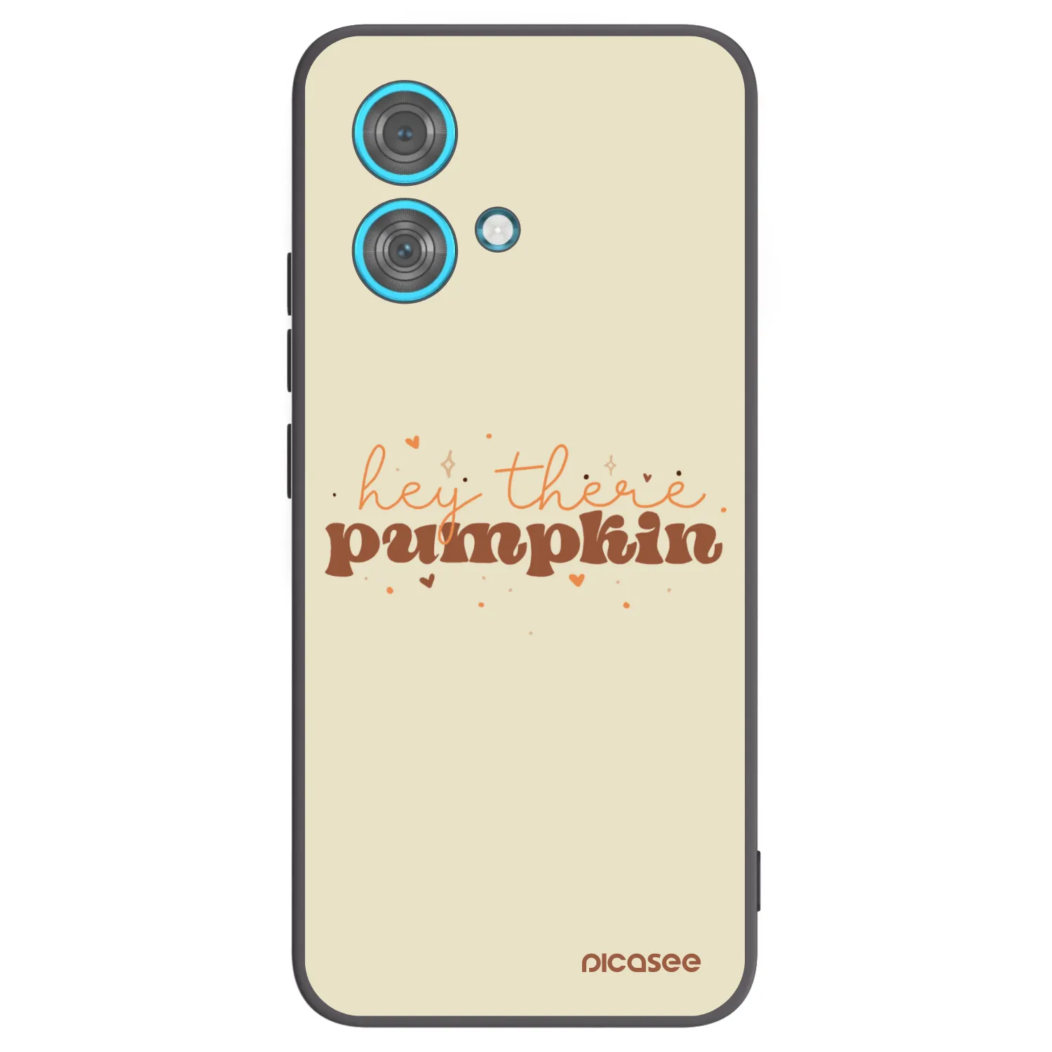 Picasee crna silikonska maskica za Motorola Edge 40 Neo - Hey there pumpkin
