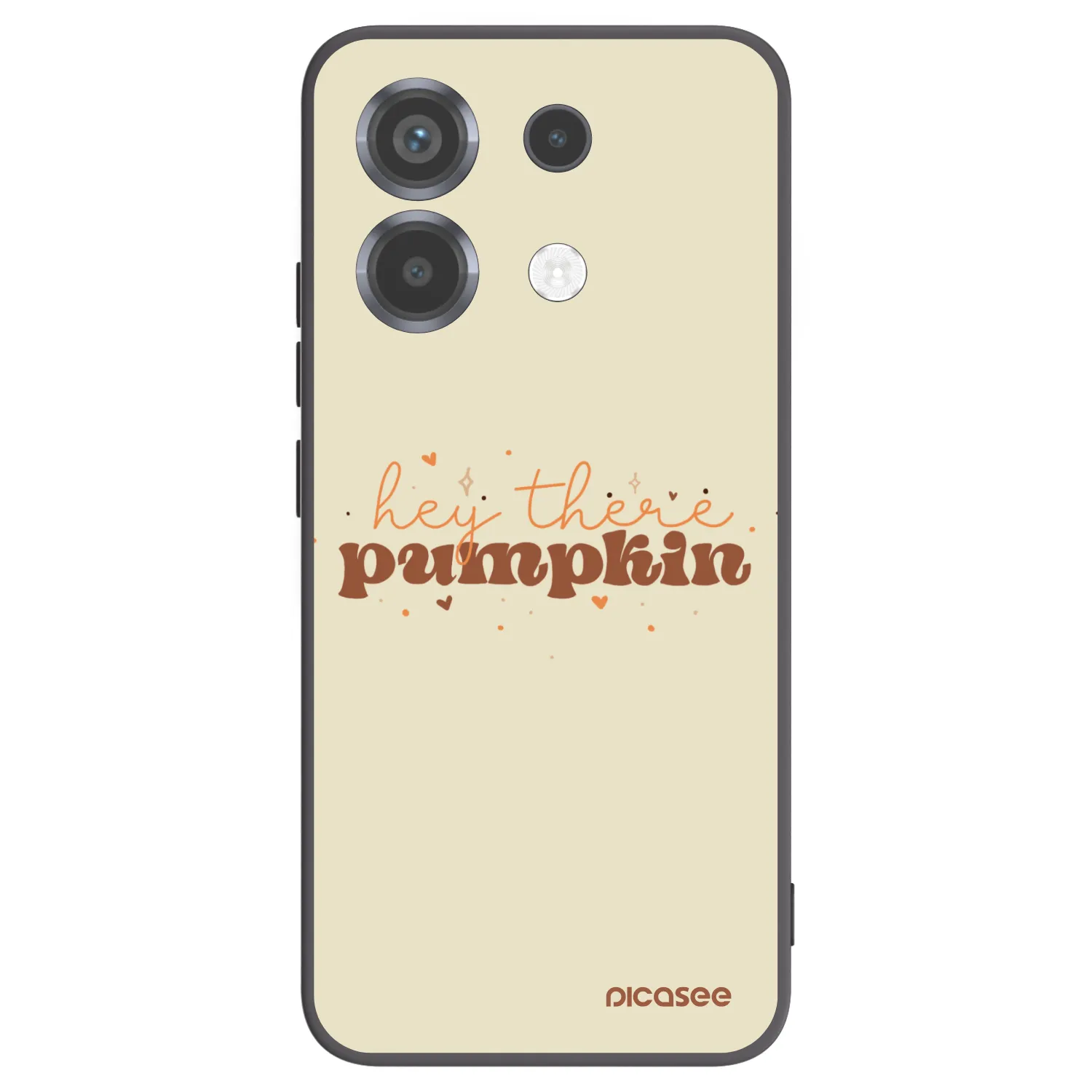 Picasee crna silikonska maskica za Xiaomi Poco X6 - Hey there pumpkin