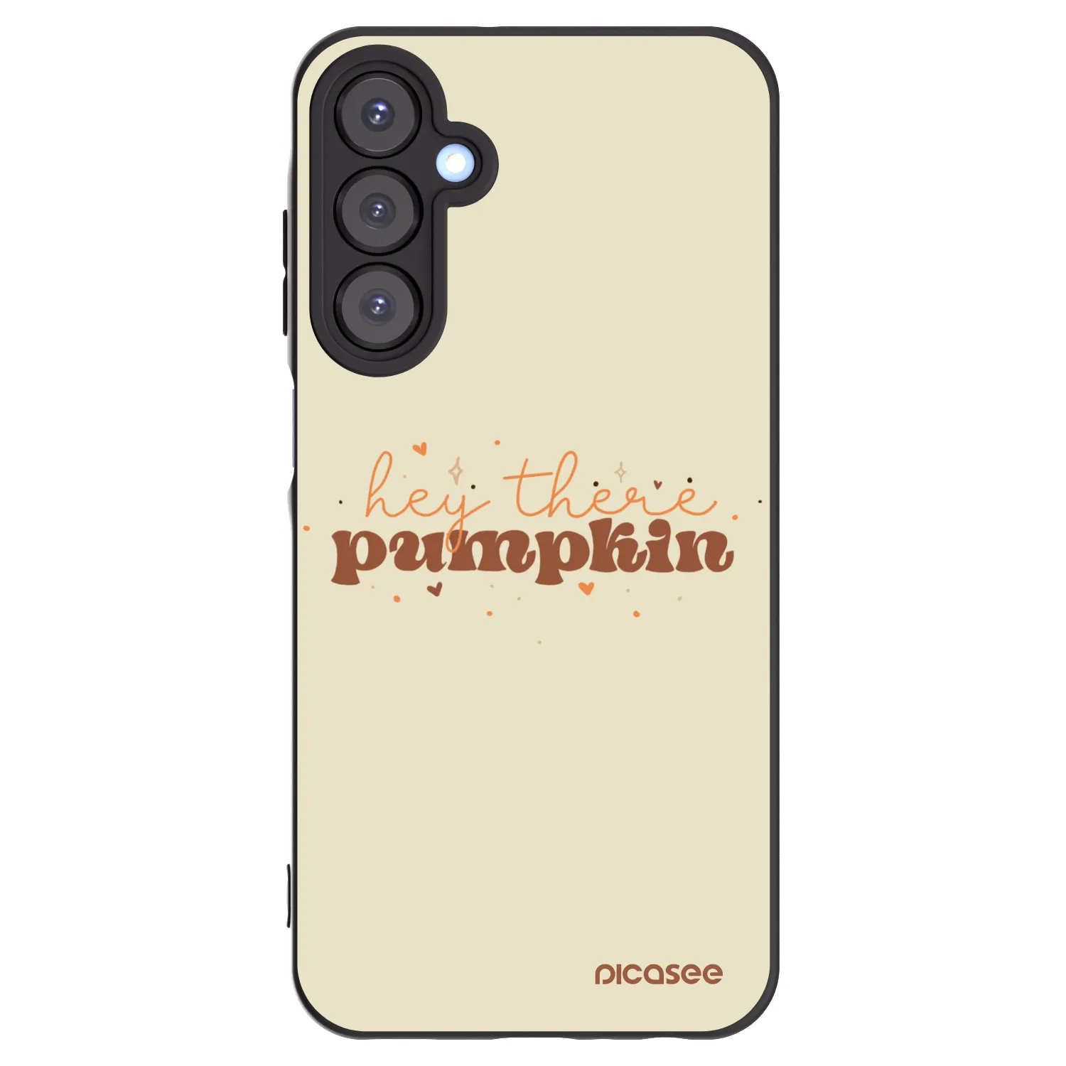 Picasee crna silikonska maskica za Samsung Galaxy A25 A256B 5G - Hey there pumpkin