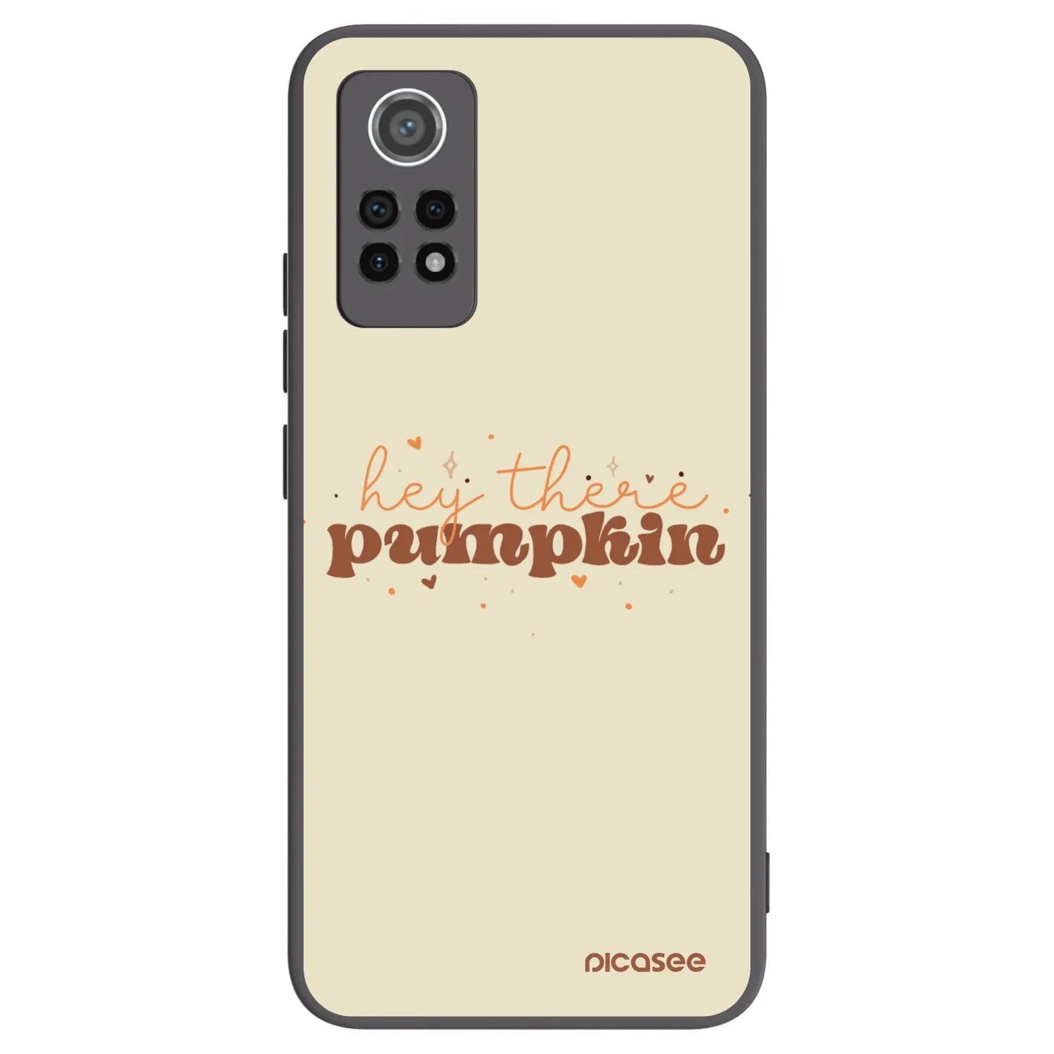 Picasee crna silikonska maskica za Xiaomi Redmi Note 12 Pro 4G - Hey there pumpkin
