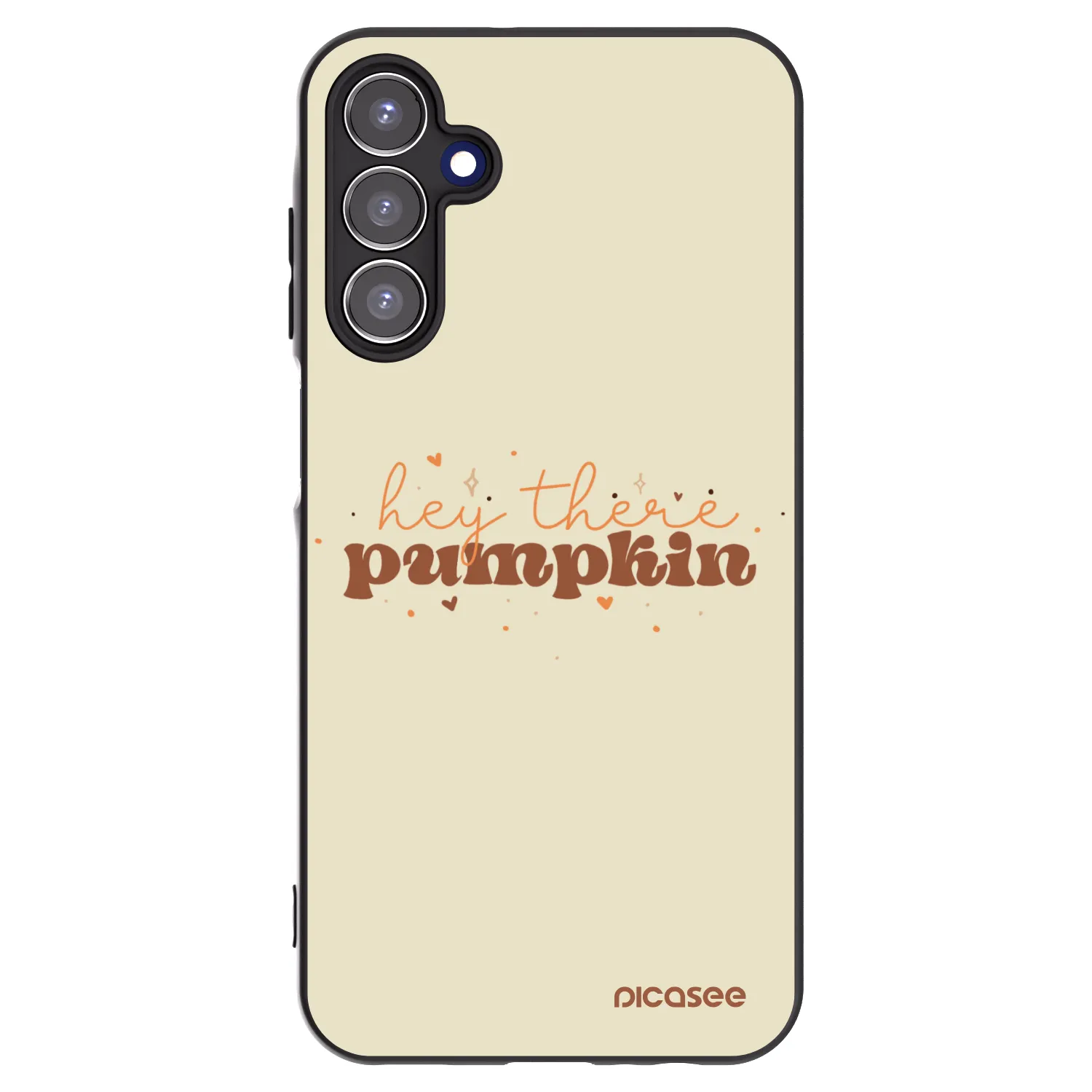 Picasee crna silikonska maskica za Samsung Galaxy A15 A156B 5G - Hey there pumpkin