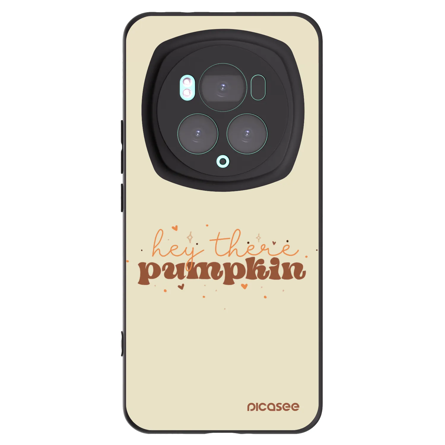 Picasee crna silikonska maskica za Honor Magic6 Pro - Hey there pumpkin