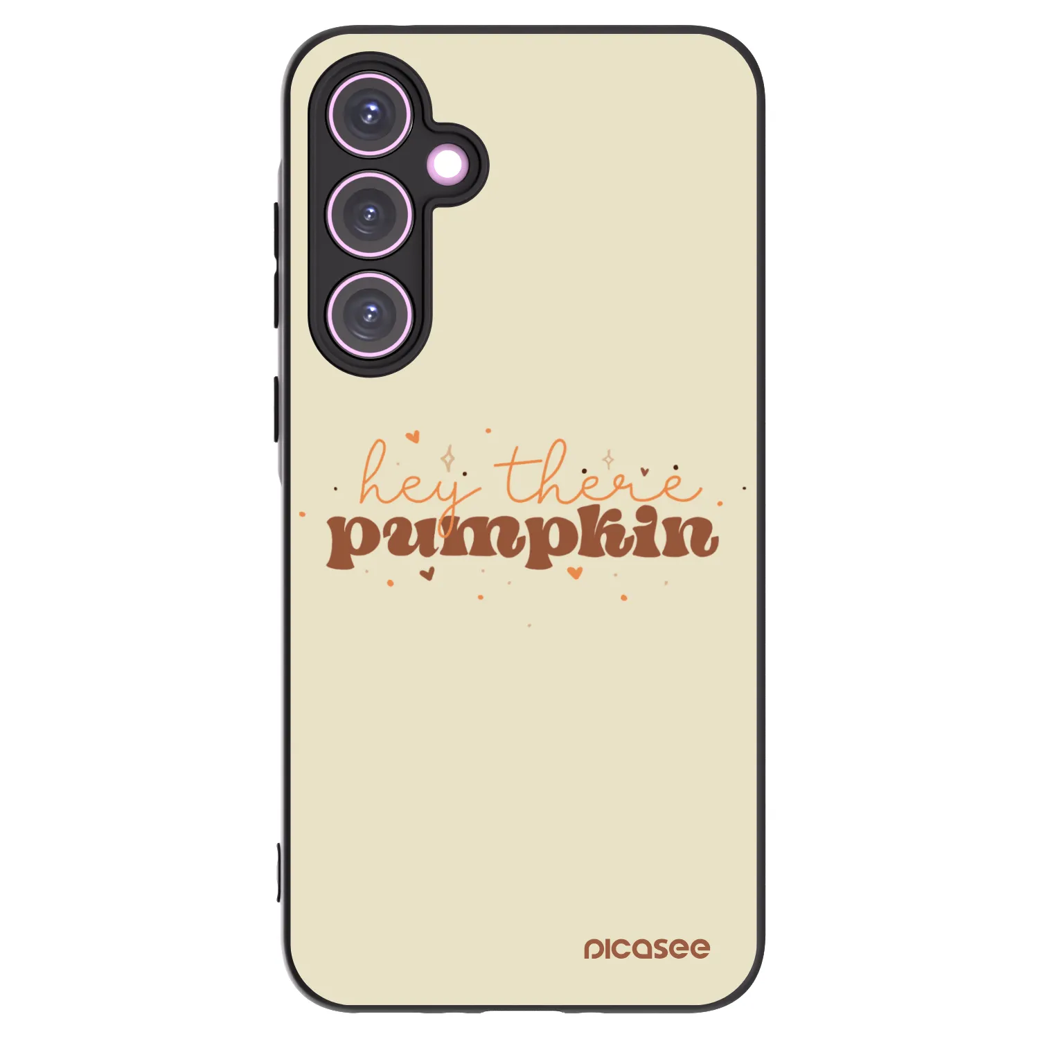 Picasee crna silikonska maskica za Samsung Galaxy A35 5G A356B - Hey there pumpkin