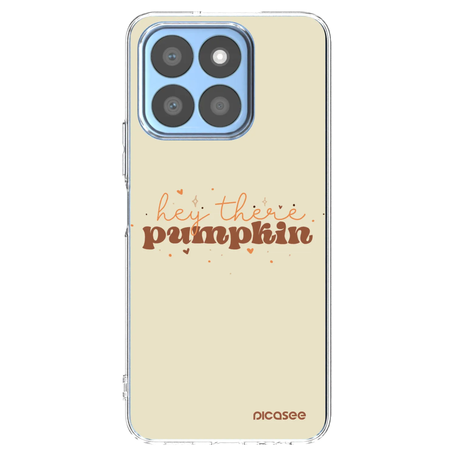 Picasee silikonska prozirna maskica za Honor X8b - Hey there pumpkin