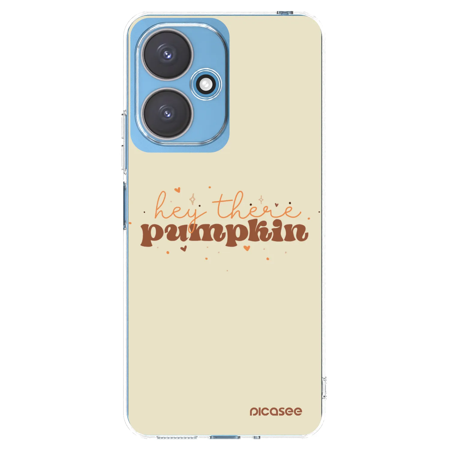 Picasee silikonska prozirna maskica za Xiaomi Redmi 13C 5G - Hey there pumpkin