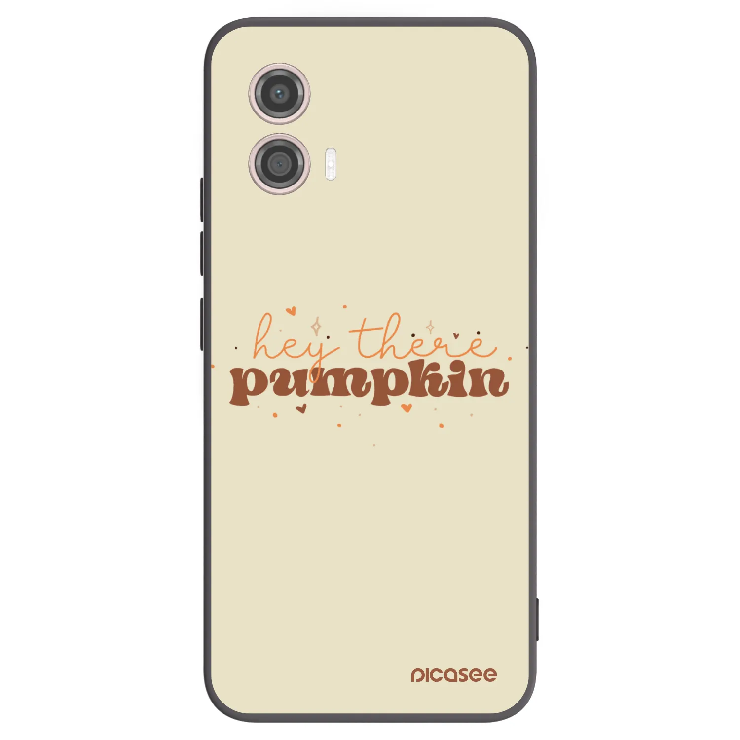 Picasee crna silikonska maskica za Motorola Moto G53 5G - Hey there pumpkin