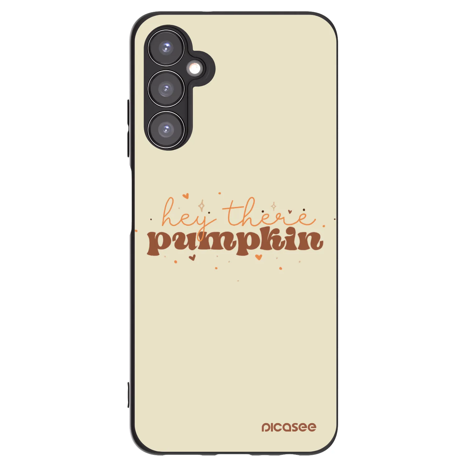 Picasee crna silikonska maskica za Samsung Galaxy A05s A057G - Hey there pumpkin