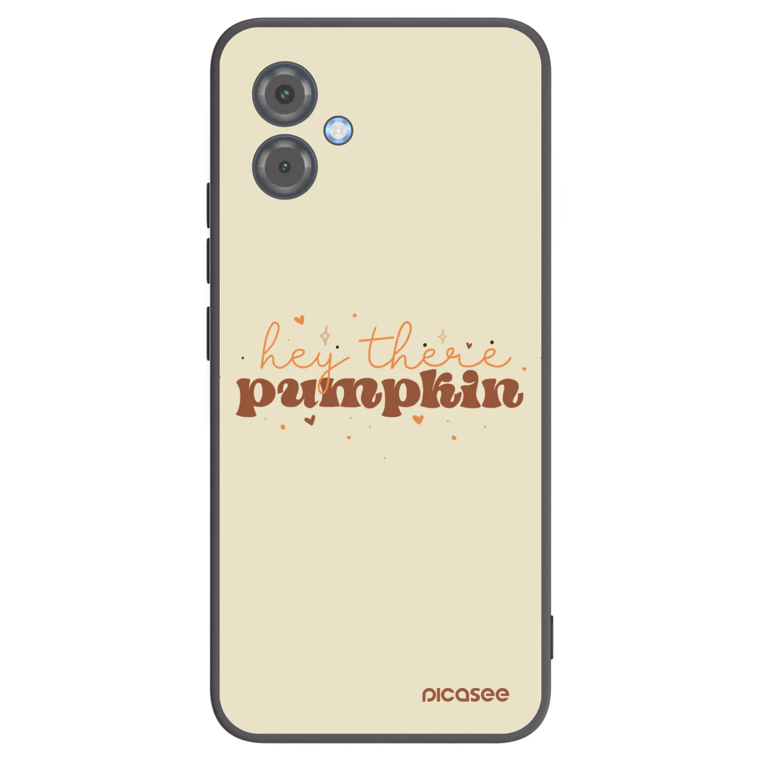Picasee crna silikonska maskica za Motorola Moto G14 - Hey there pumpkin