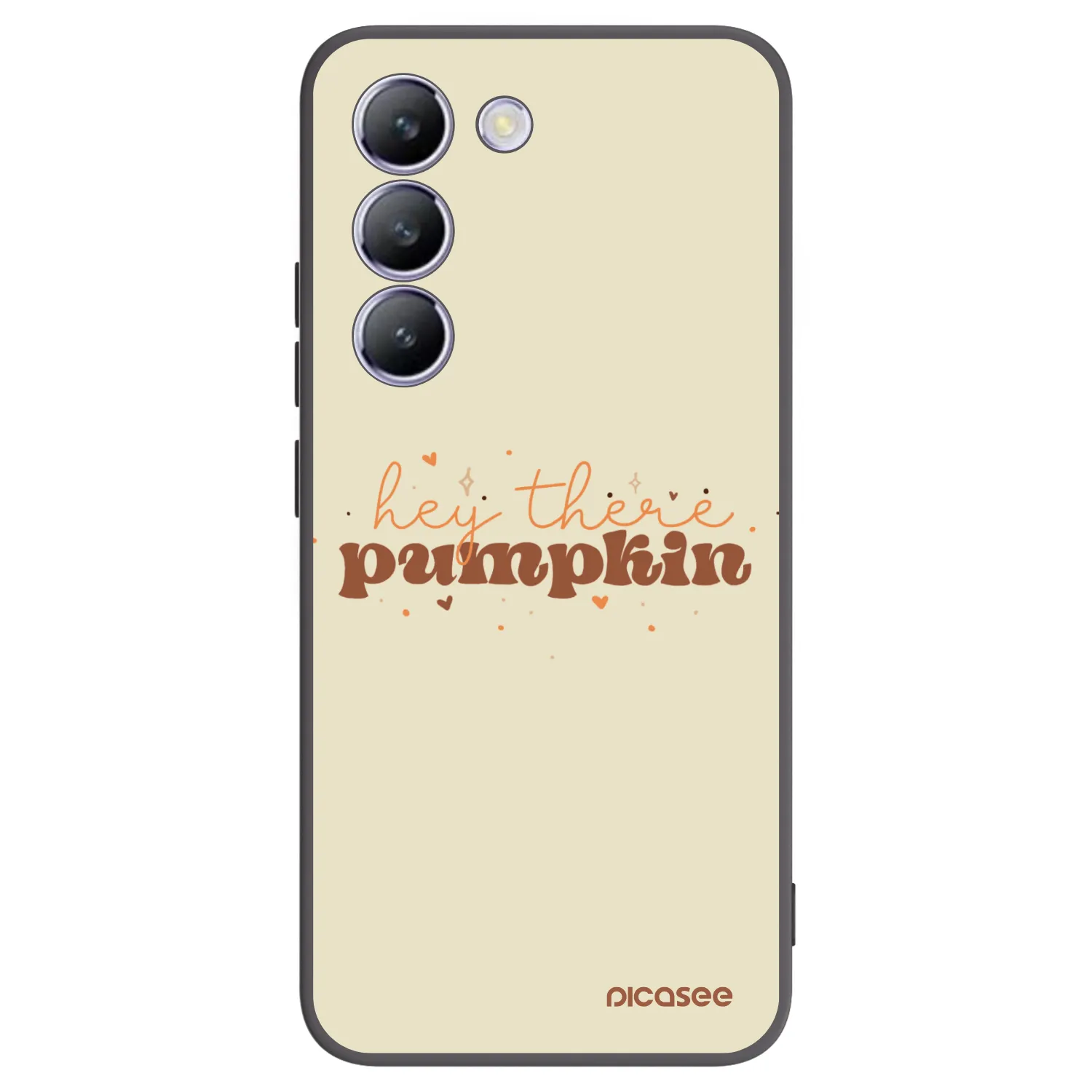 Picasee crna silikonska maskica za Vivo V40 SE 5G - Hey there pumpkin