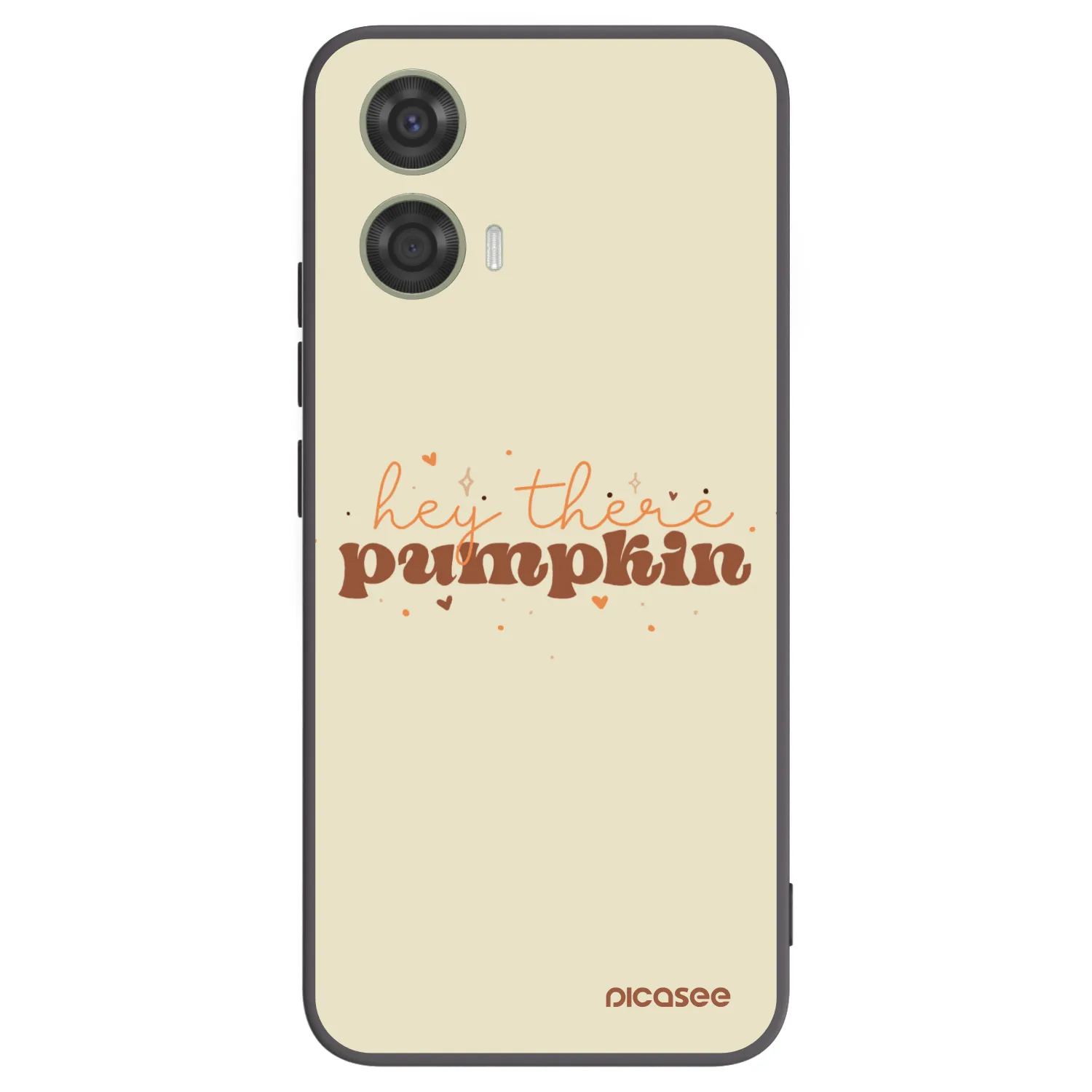 Picasee crna silikonska maskica za Motorola Moto G24 - Hey there pumpkin