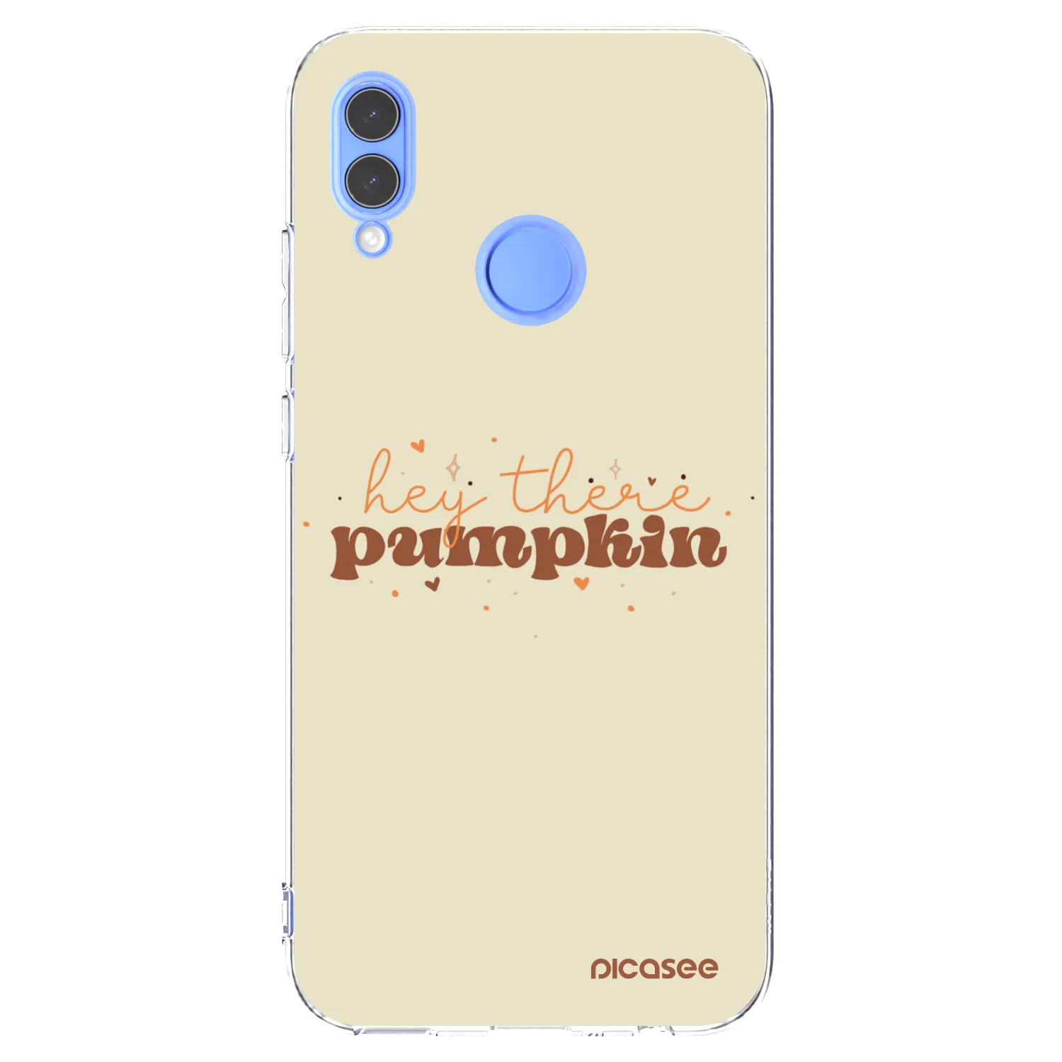 Picasee silikonska prozirna maskica za Honor 10 Lite - Hey there pumpkin