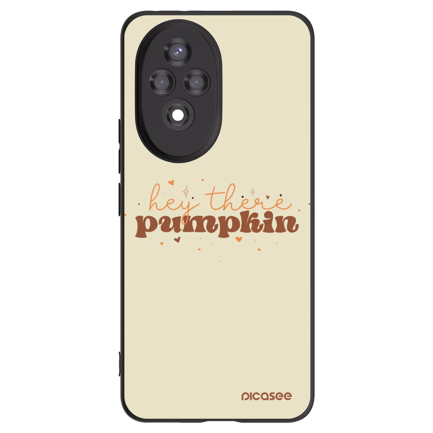 Picasee crna silikonska maskica za Honor 200 5G - Hey there pumpkin