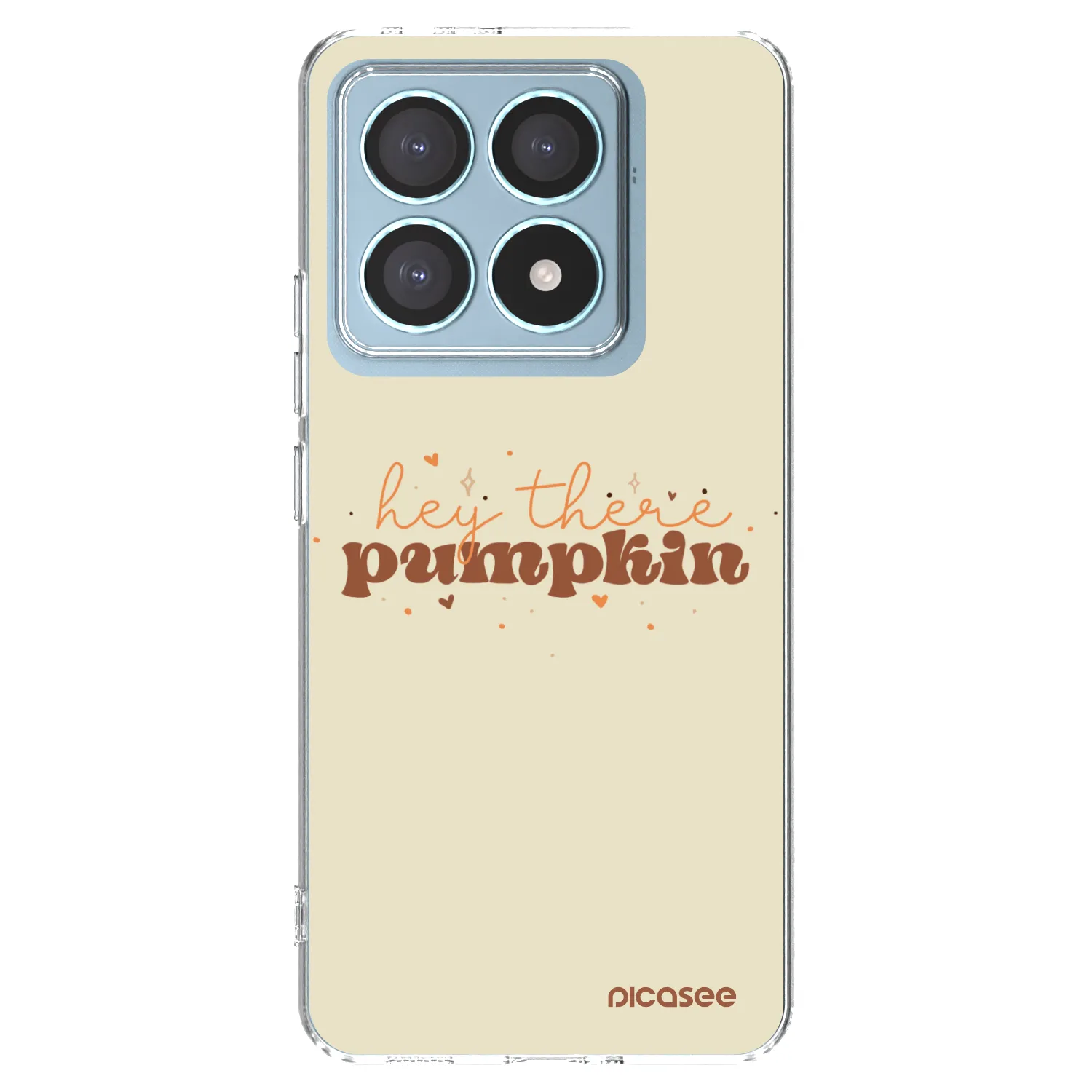 Picasee silikonska prozirna maskica za Xiaomi 14T Pro - Hey there pumpkin