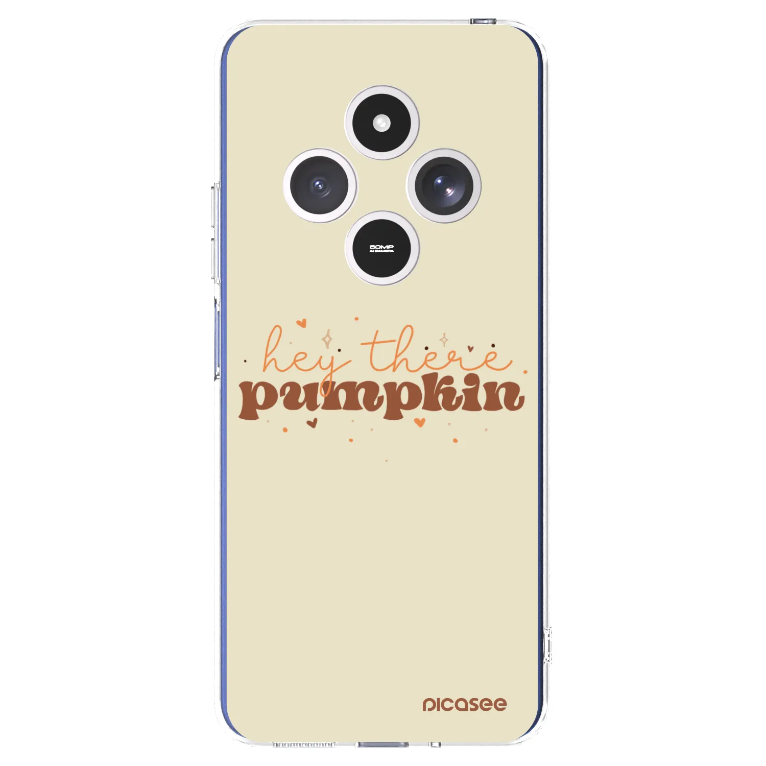 Picasee silikonska prozirna maskica za Xiaomi Redmi 14C - Hey there pumpkin