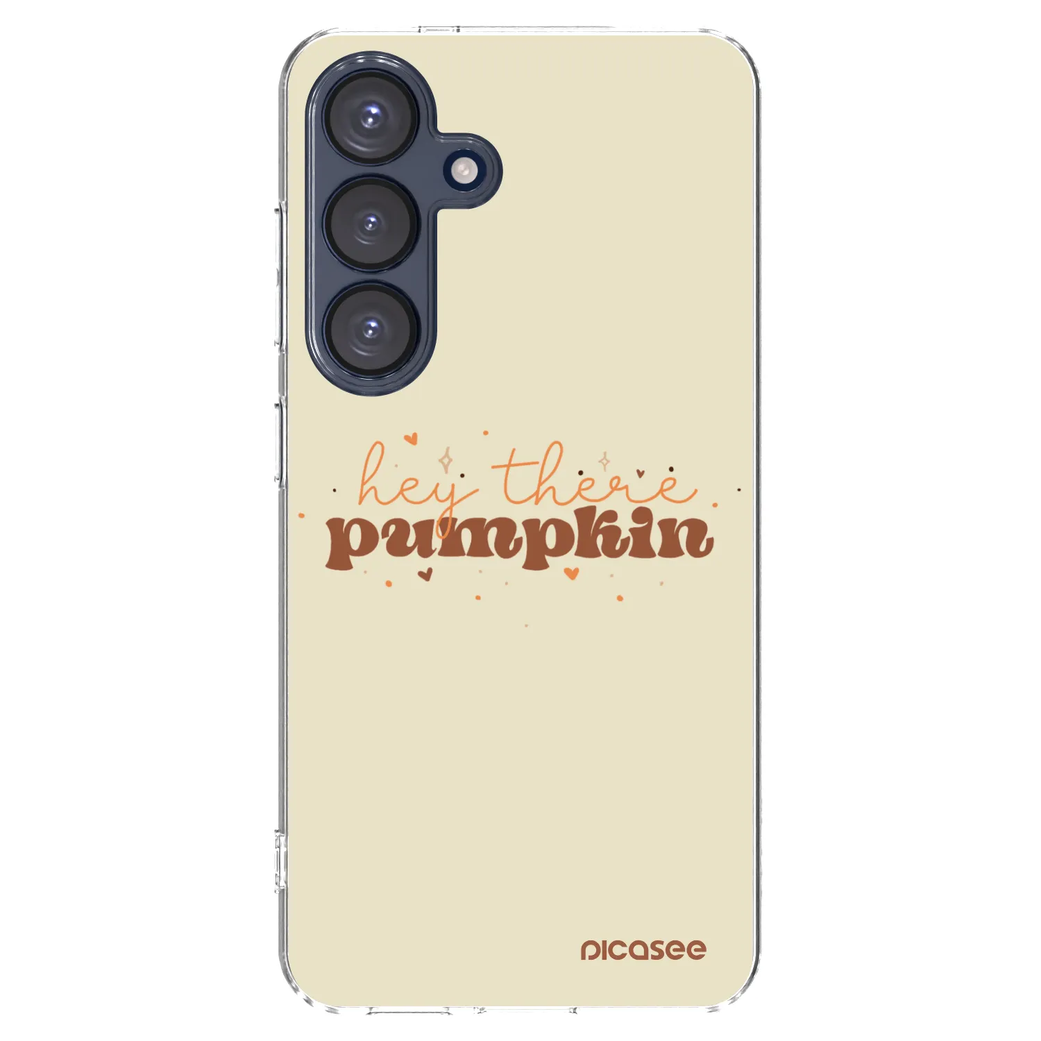 Picasee silikonska prozirna maskica za Samsung Galaxy S25 5G - Hey there pumpkin